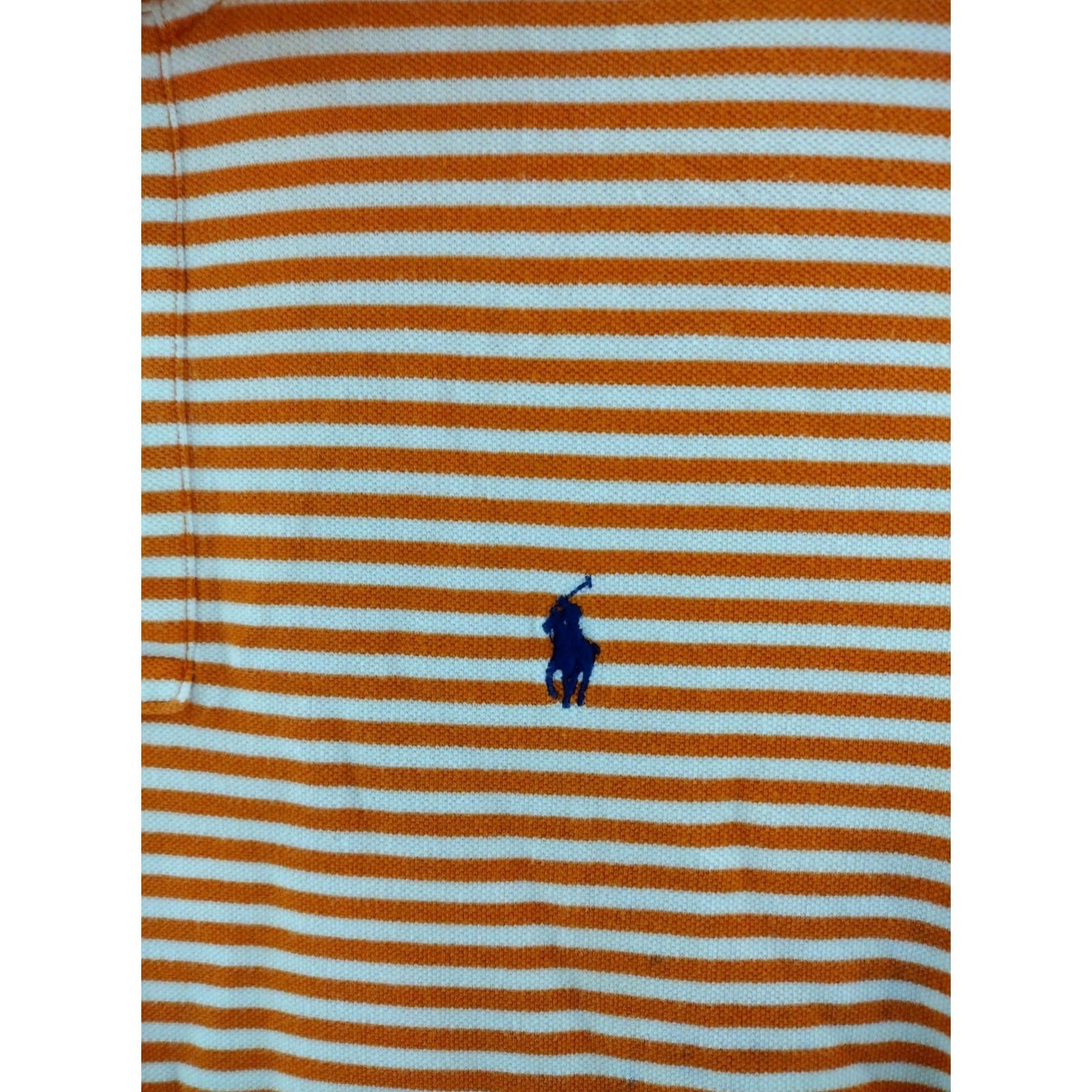 Polo Ralph Lauren Polo Ralph Lauren Shirt Mens Large Striped Short Sleeve Polo Size US L / EU 52-54 / 3 - 3 Thumbnail