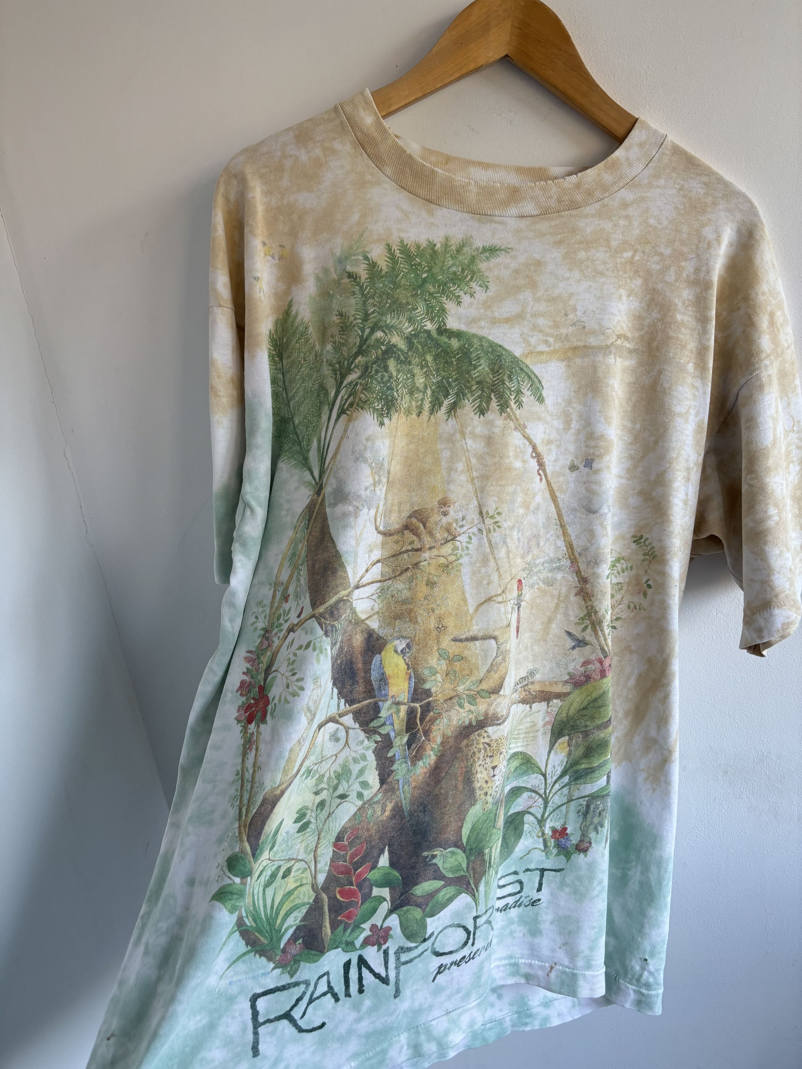Liquid Blue × Vintage Vintage Liquid Blue Earth Day Rainforest 1991 Tee Size US XL / EU 56 / 4 - 3 Thumbnail