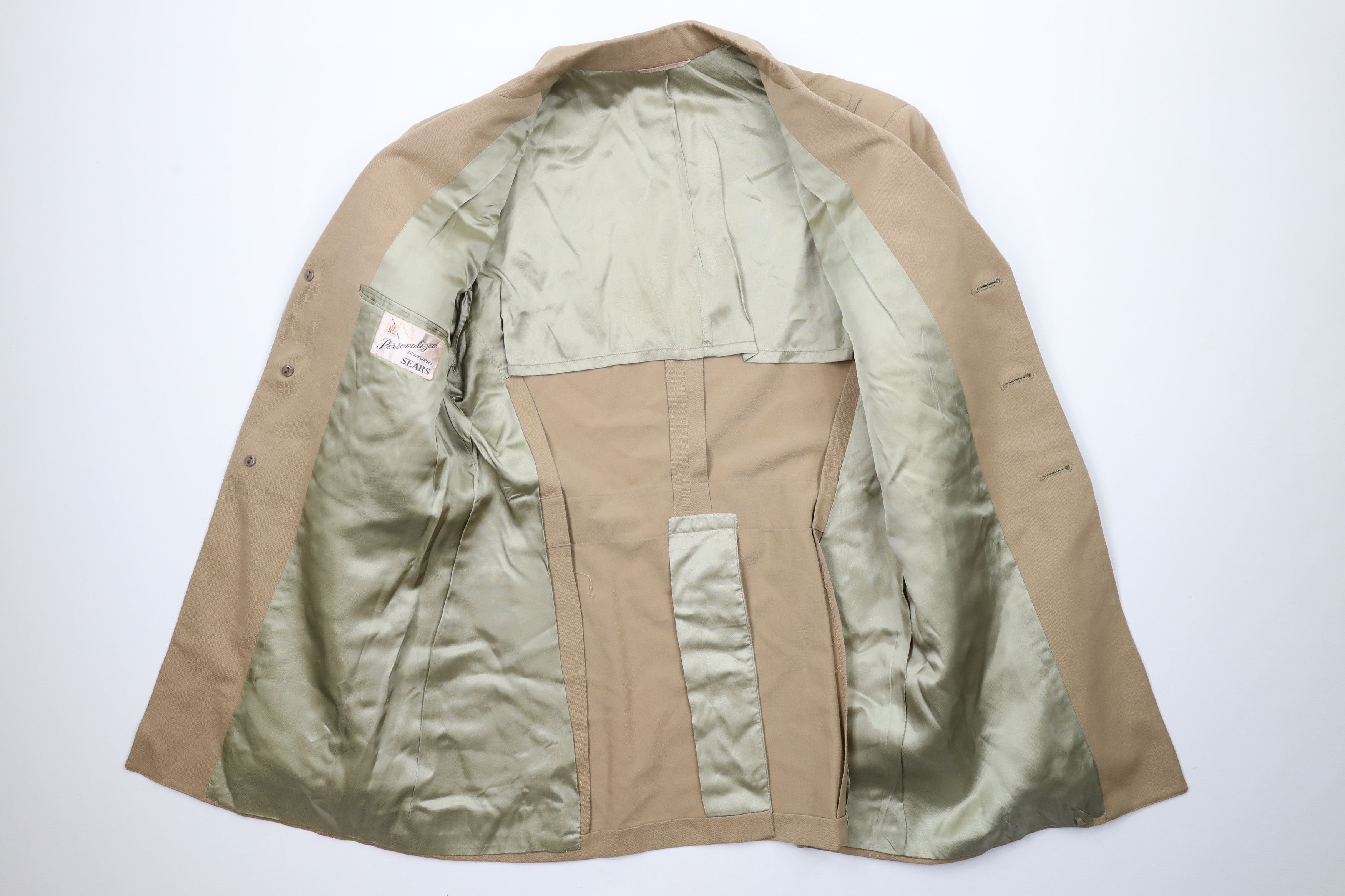 Sears × Vintage Vintage 50s 60s Korean War Sears Wool Military Uniform Suit Size 42R - 3 Thumbnail