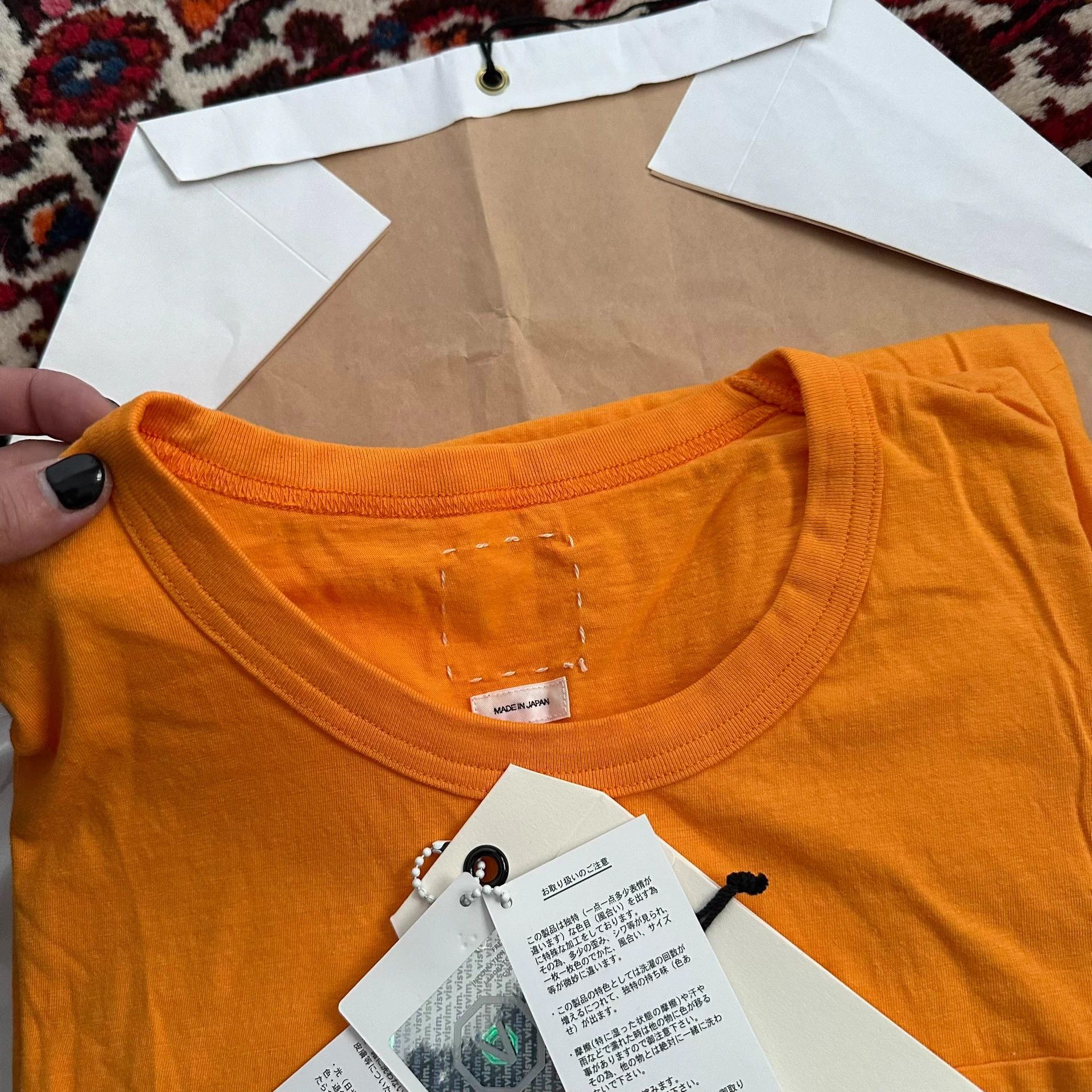 Visvim VISVIM JUMBO TEE Size 2 Natural Grass-dyed Size US M / EU 48-50 / 2 - 2 Thumbnail