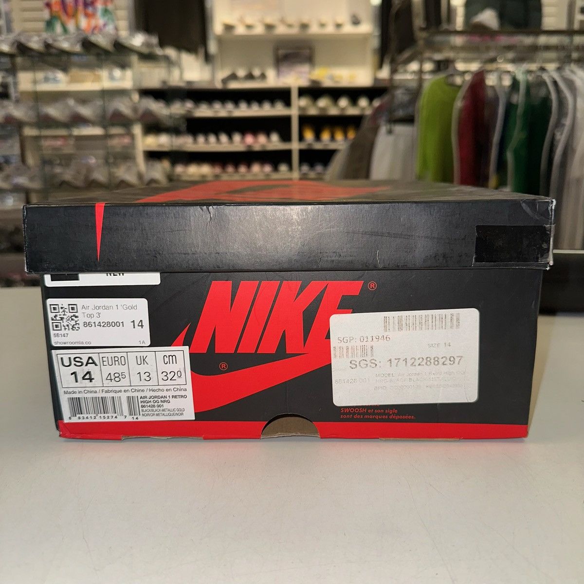 Jordan Brand × Nike Size 14 - Air Jordan 1 Retro OG NRG High Gold Top 3 Size US 14 / EU 47 - 7 Thumbnail