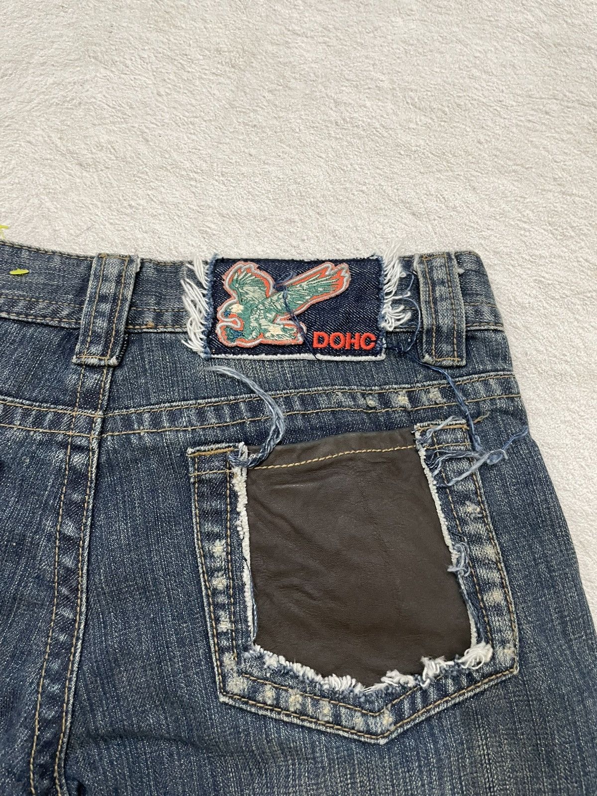 Japanese Brand 2000s DOHC Distressed Denim Mudwash Jeans Y2K Hysteric LGB Size US 29 - 10 Thumbnail