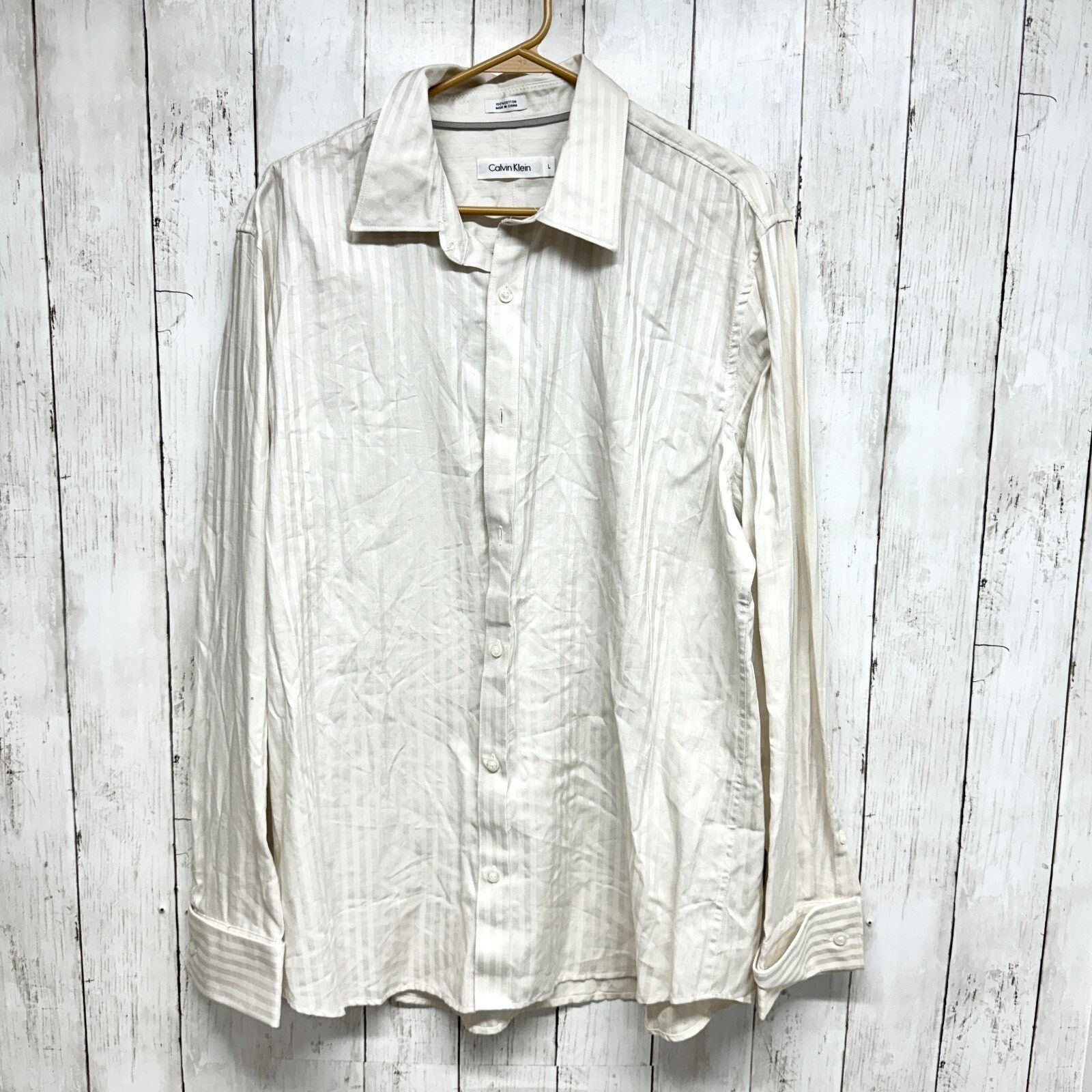 Calvin Klein Calvin Klein Button Down Size Large 100% Cotton Long Sleeve Size US L / EU 52-54 / 3 - 1 Thumbnail