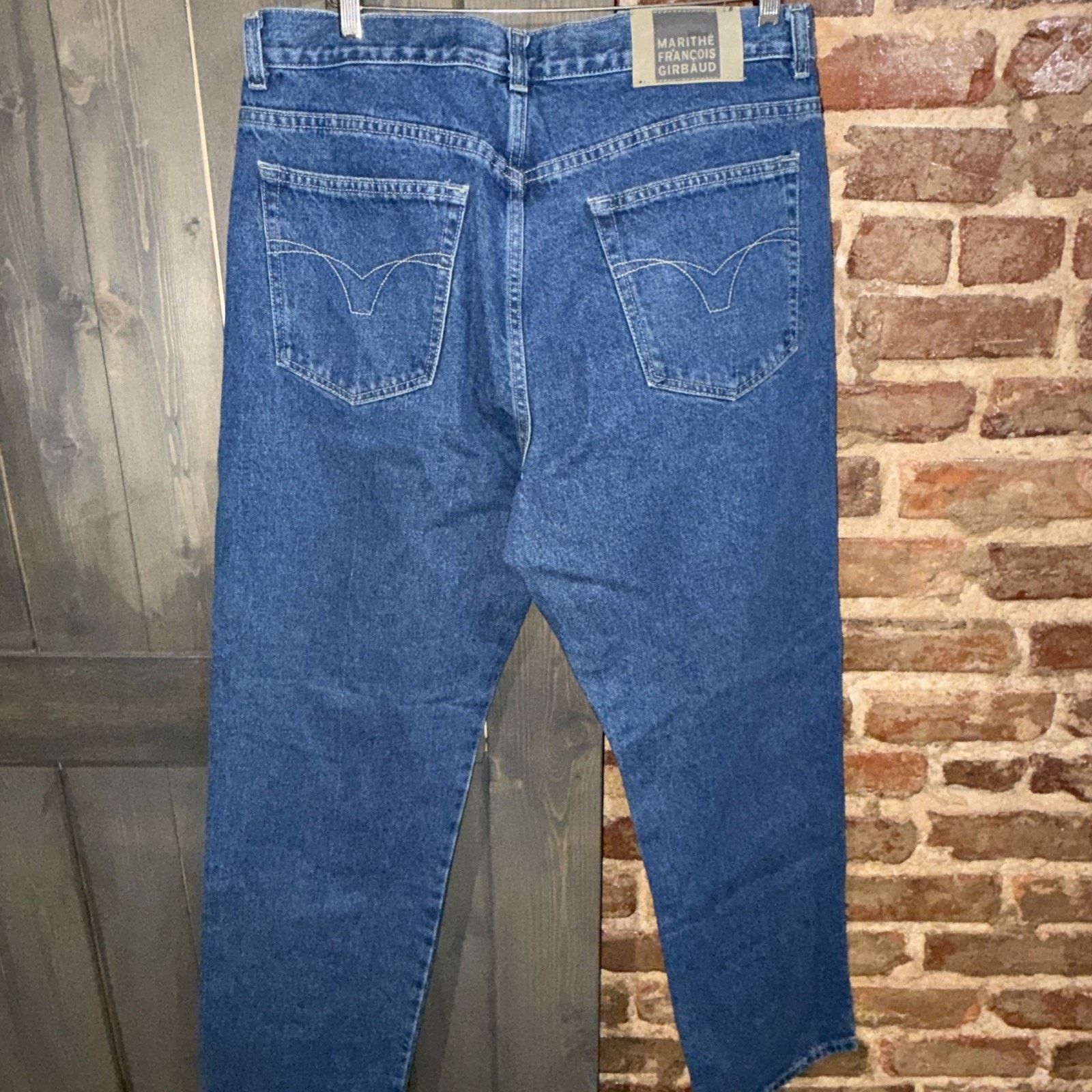 Marithe + Francois Girbaud Marithé François Girbaud Jeans 36x32 Baggy Streetwear EUC Size US 36 / EU 52 - 5 Thumbnail