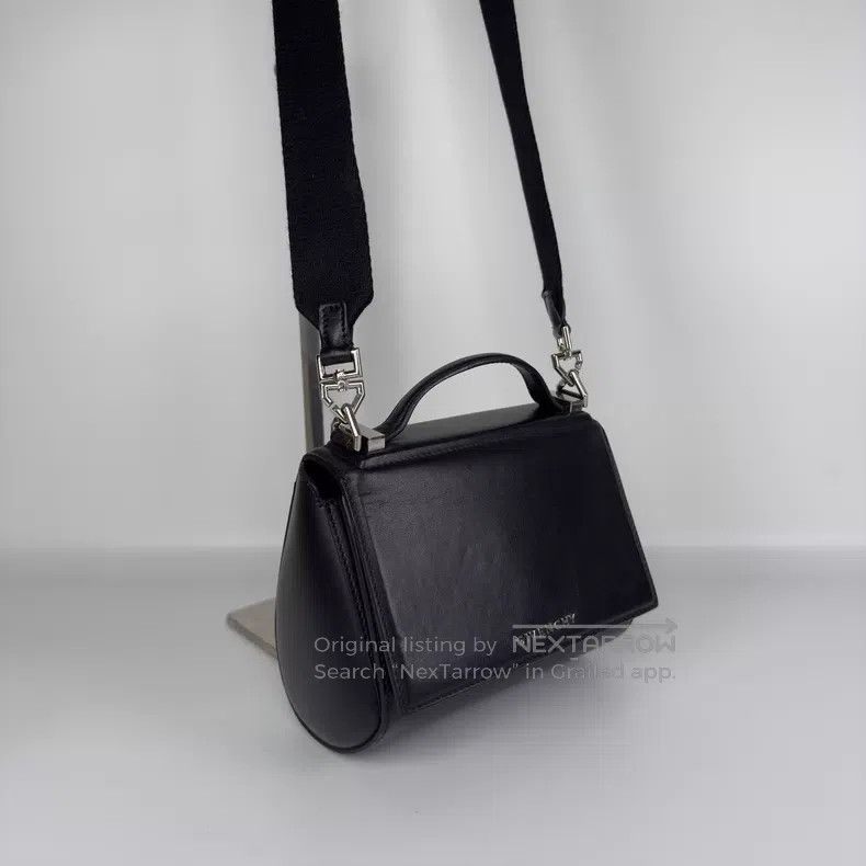 Givenchy Givenchy Black Leather Single Shoulder Bag Size ONE SIZE - 4 Thumbnail