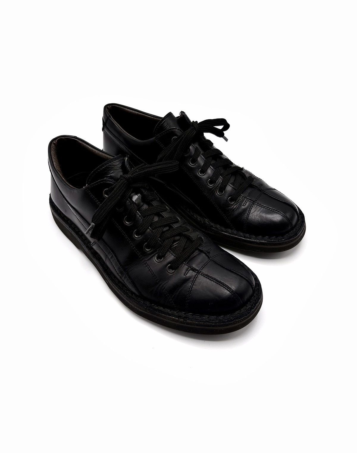 Barneys New York Barneys New York Italian Leather Derby Sneakers Size US 9 / EU 42 - 2 Thumbnail