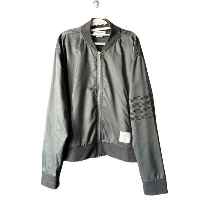 Thom Browne Thom Browne Casual Zip Long Sleeve Jacket 0079 Size US S / EU 44-46 / 1 - 1 Thumbnail