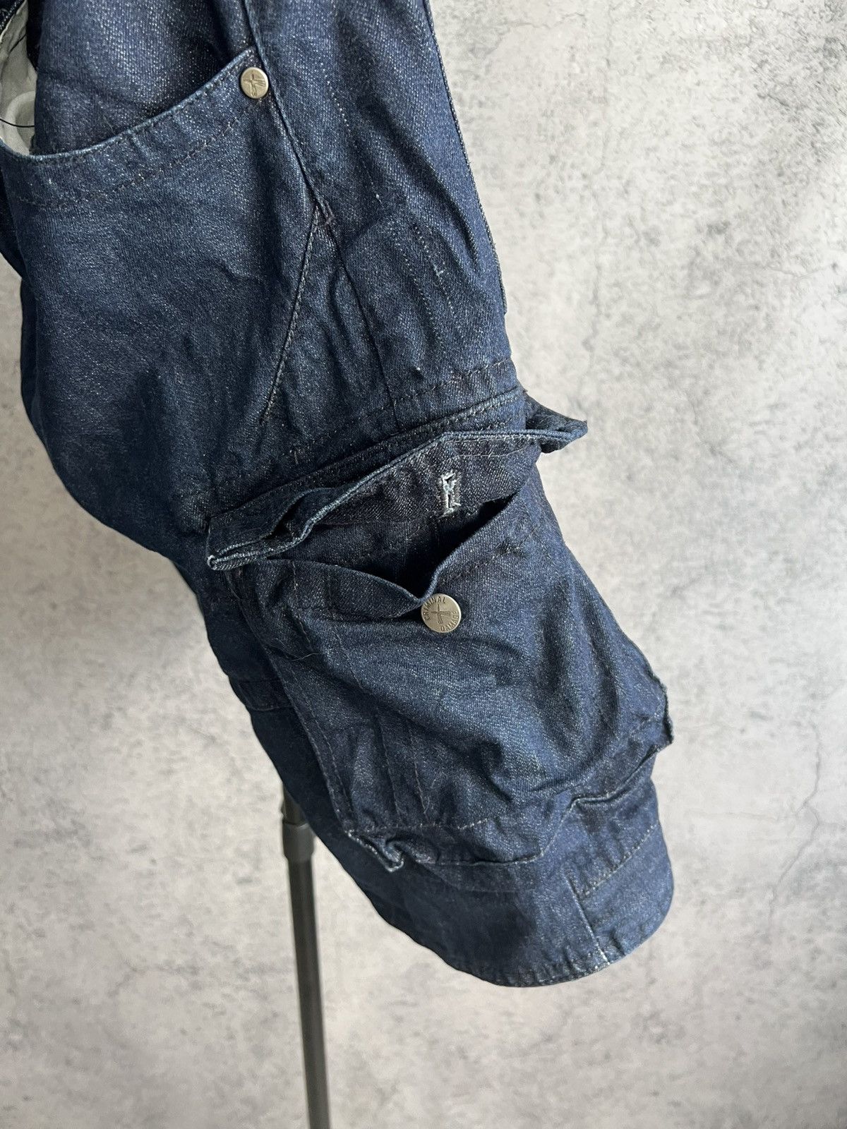 Criminal Damage Criminal Damage Cargo Denim Shorts Casual Blue Size 34 Size US 34 / EU 50 - 4 Thumbnail