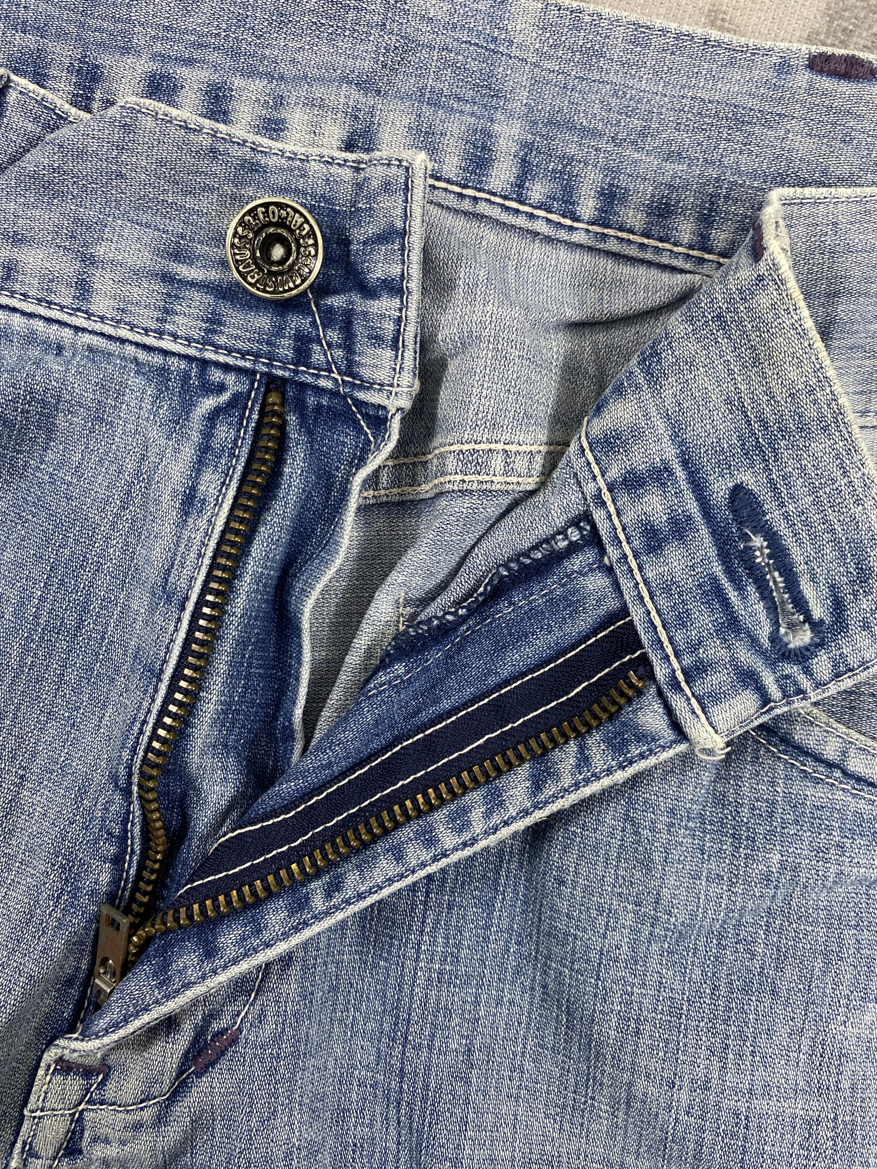 Levi's Distressed Vintage Levi's 503 Cargo Jeans 35x32 Denim-JN3463 Size US 35 - 6 Thumbnail