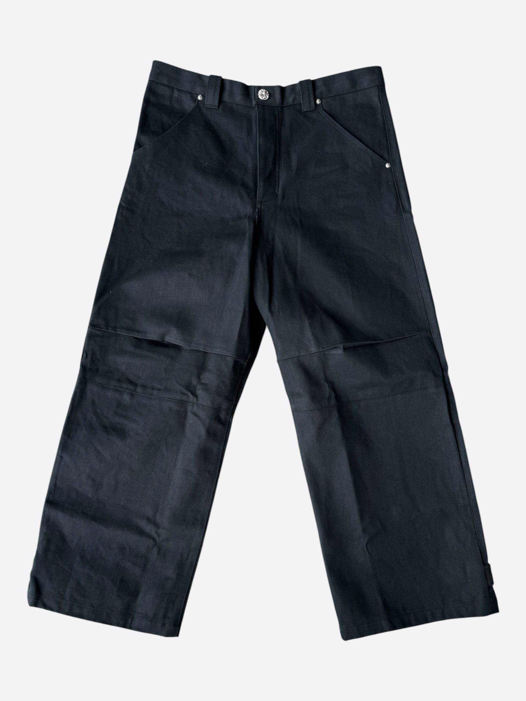 Chrome Hearts Chrome Hearts Black Street Sweeper Jeans Size US 36 / EU 52 - 1 Thumbnail