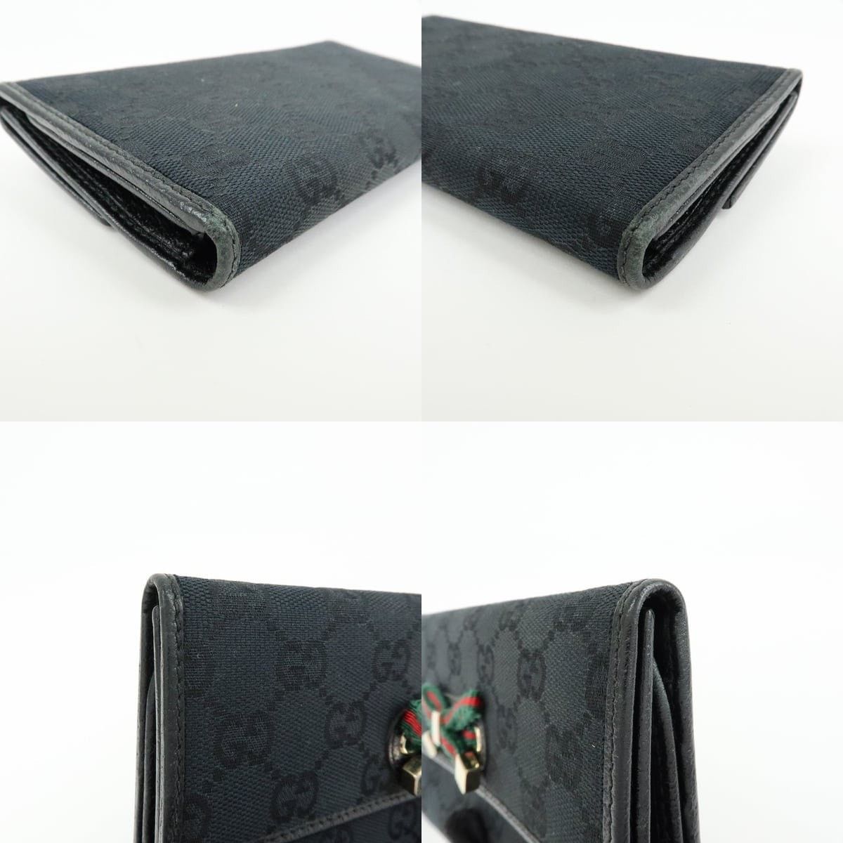 Gucci Gucci Princy GG Supreme Wallet Black Size ONE SIZE - 4 Thumbnail