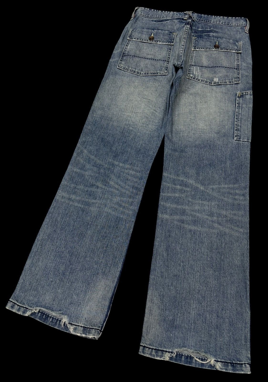 Gap ACNE STUDIOS Inspire Gap Jeans Baggy Flare Distressed Denim Size US 30 / EU 46 - 6 Thumbnail