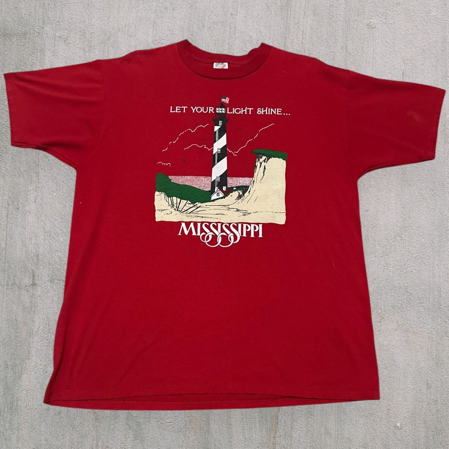 Jerzees 90s let your light shine Mississippi Size US XL / EU 56 / 4 - 1 Thumbnail