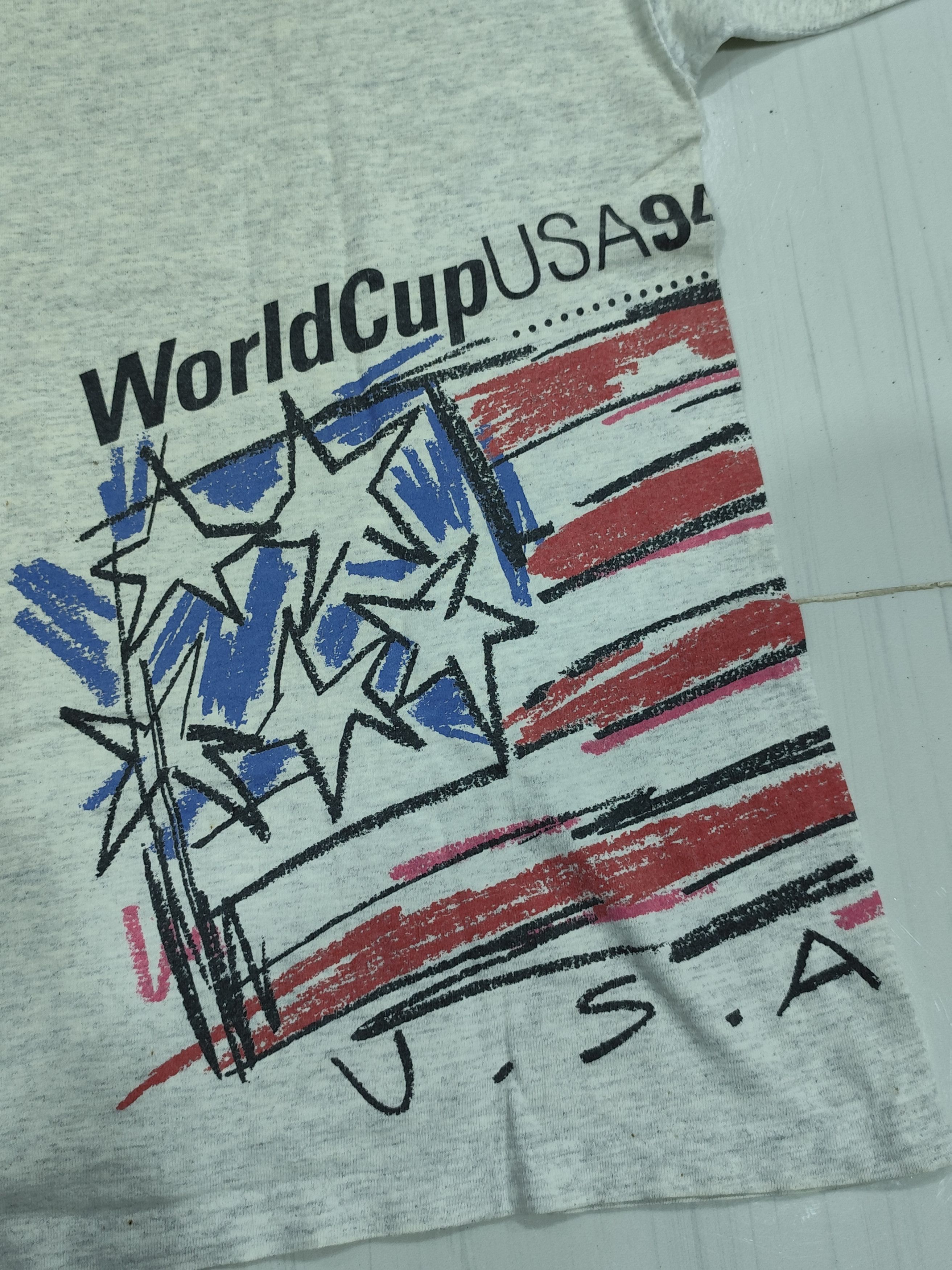 Vintage Vintage adidas 1994 worldcup USA shirt Size US M / EU 48-50 / 2 - 6 Thumbnail