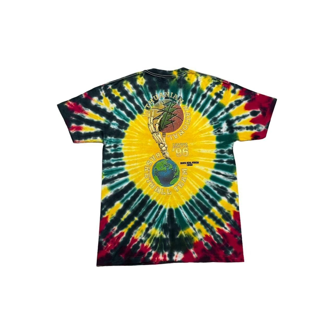 Liquid Blue × NBA × Vintage Vintage Lithuania Basketball Bronze Medal 1996 T-Shirt Size US XL / EU 56 / 4 - 2 Thumbnail