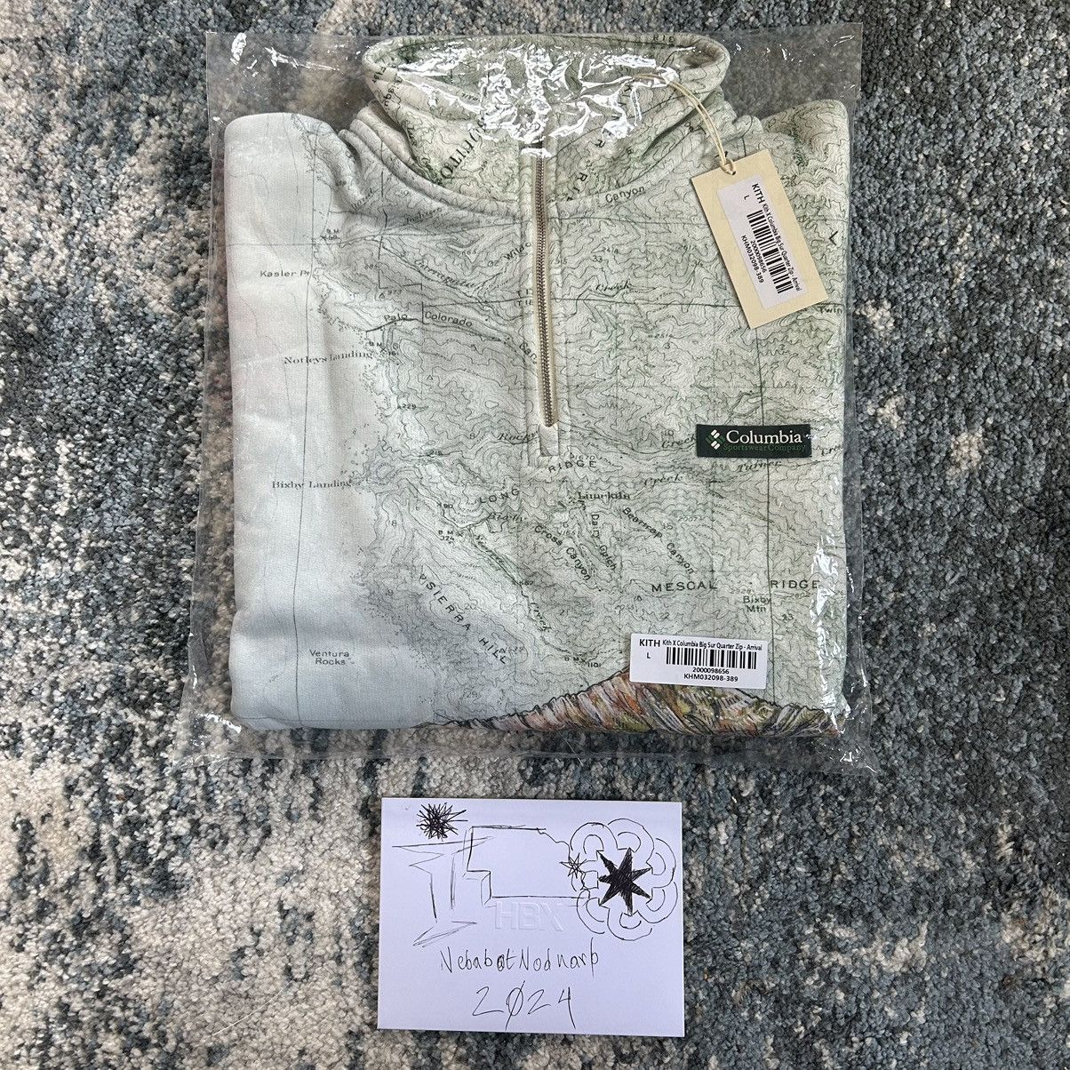 Columbia × Kith ALPiNE RESEARCH DiViSiON BiG SUR FLEECE QUARTERZiP PULLOVER Size US L / EU 52-54 / 3 - 8 Thumbnail