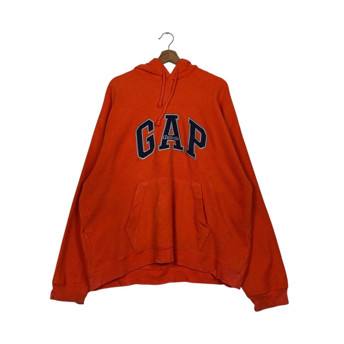 Gap GAP Big Logo Pullover Fleece Orange Hoodies #1596-C71 Size US L / EU 52-54 / 3 - 7 Thumbnail