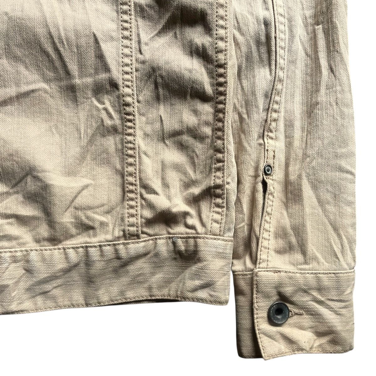 GOSTAR DE FUGA × If Six Was Nine × Le Grande Bleu (L.G.B.) 2000s Gostar De Fuga Faded Lgb Goa Denim Jacket Size US M / EU 48-50 / 2 - 11 Thumbnail