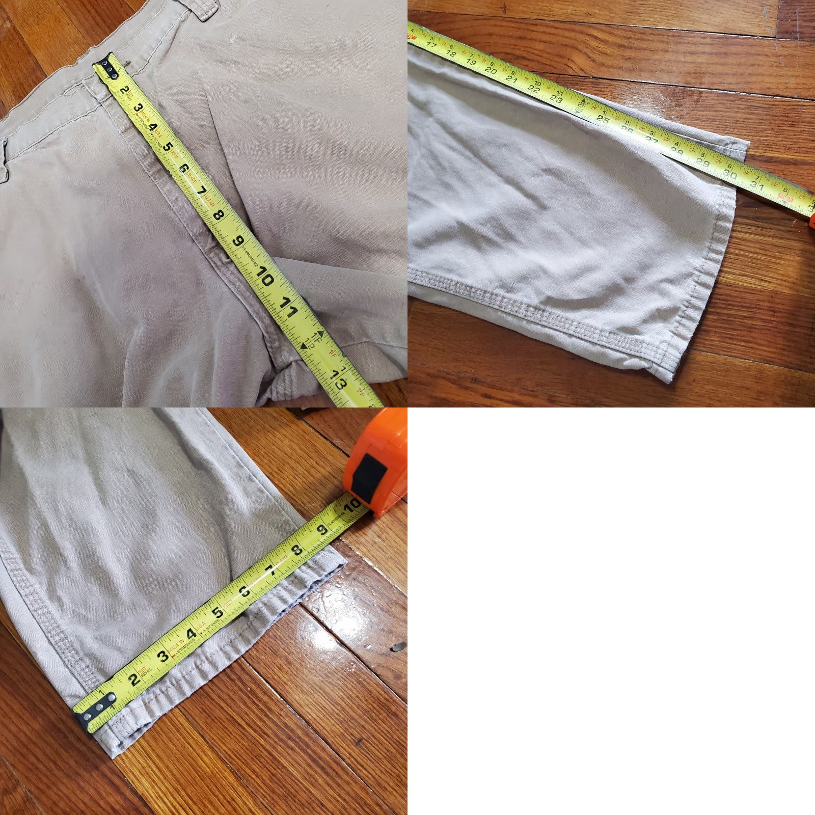 Wrangler VINTAGE Wrangler Carpenter Pants Men's 38x32 Distressed Brown 5-Pocket Utility Workwear Jeans Size US 38 / EU 54 - 9 Thumbnail