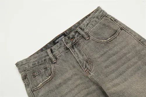 VIBE Men's hippie trend distressed washed flared jeans Size US 32 / EU 48 - 4 Thumbnail