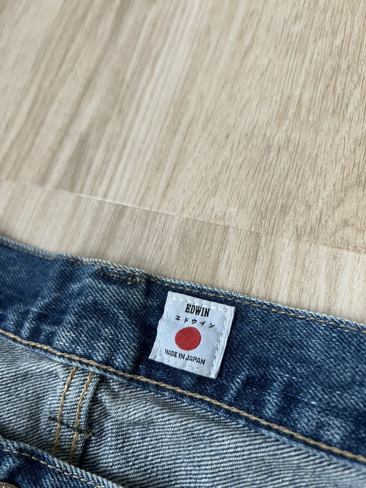 Edwin Blue selvedge denim edwin made in japan rare washed Size US 32 / EU 48 - 5 Thumbnail