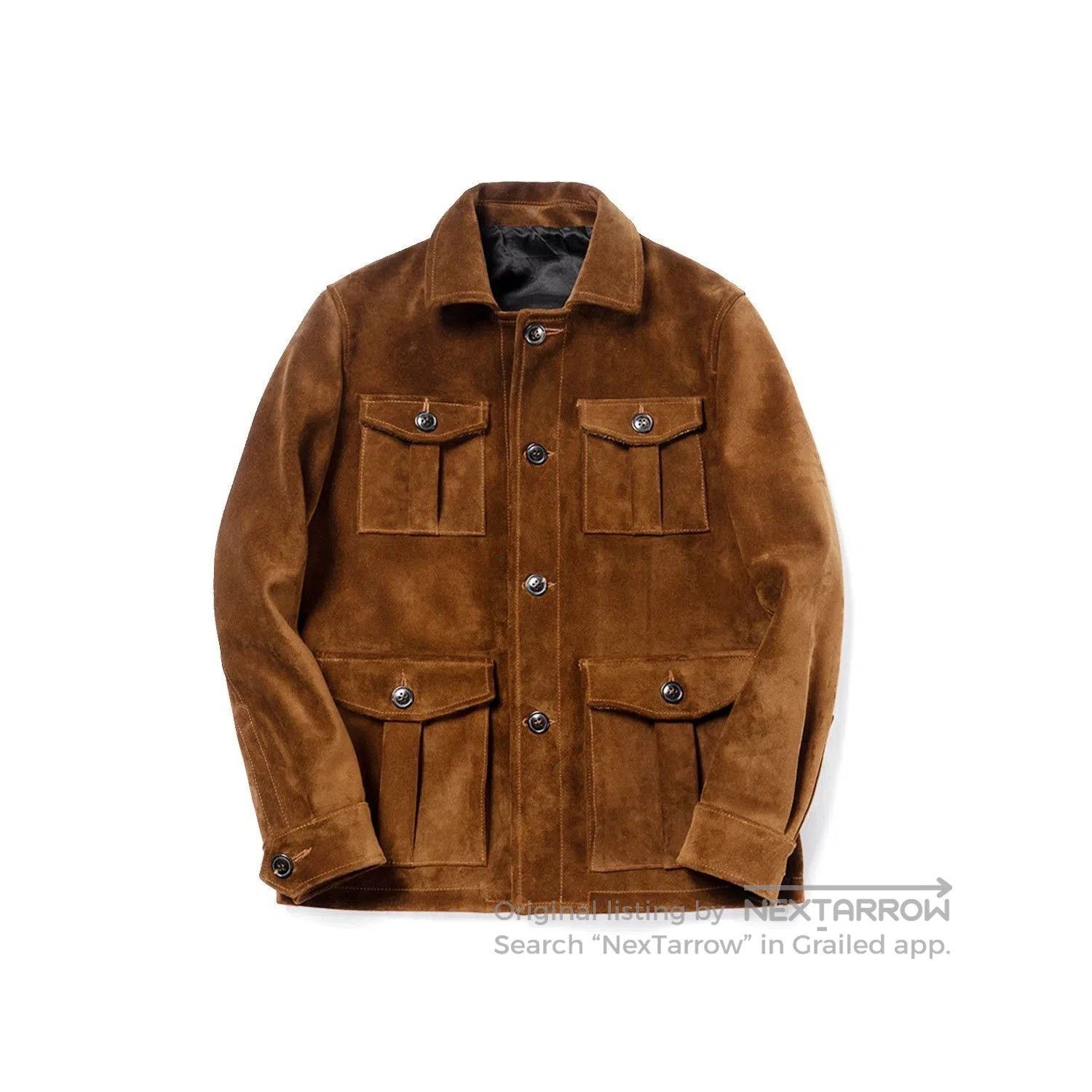 Vintage Vintage Suede Horse Leather Jacket. Size US M / EU 48-50 / 2 - 7 Thumbnail