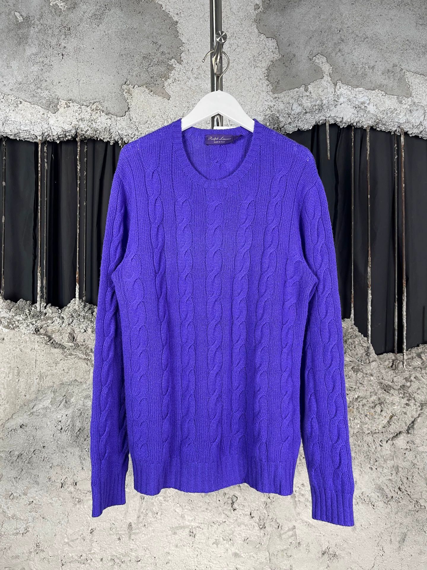 Polo Ralph Lauren Ralph Lauren Purple Label Cable Knit Sweater S New Size US S / EU 44-46 / 1 - 1 Thumbnail