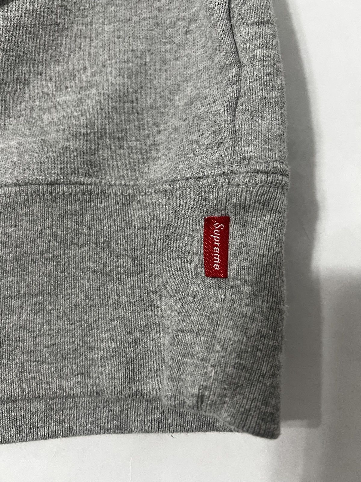 Supreme Supreme Grey Pullover Orange Logo - Size Medium Size US M / EU 48-50 / 2 - 3 Thumbnail