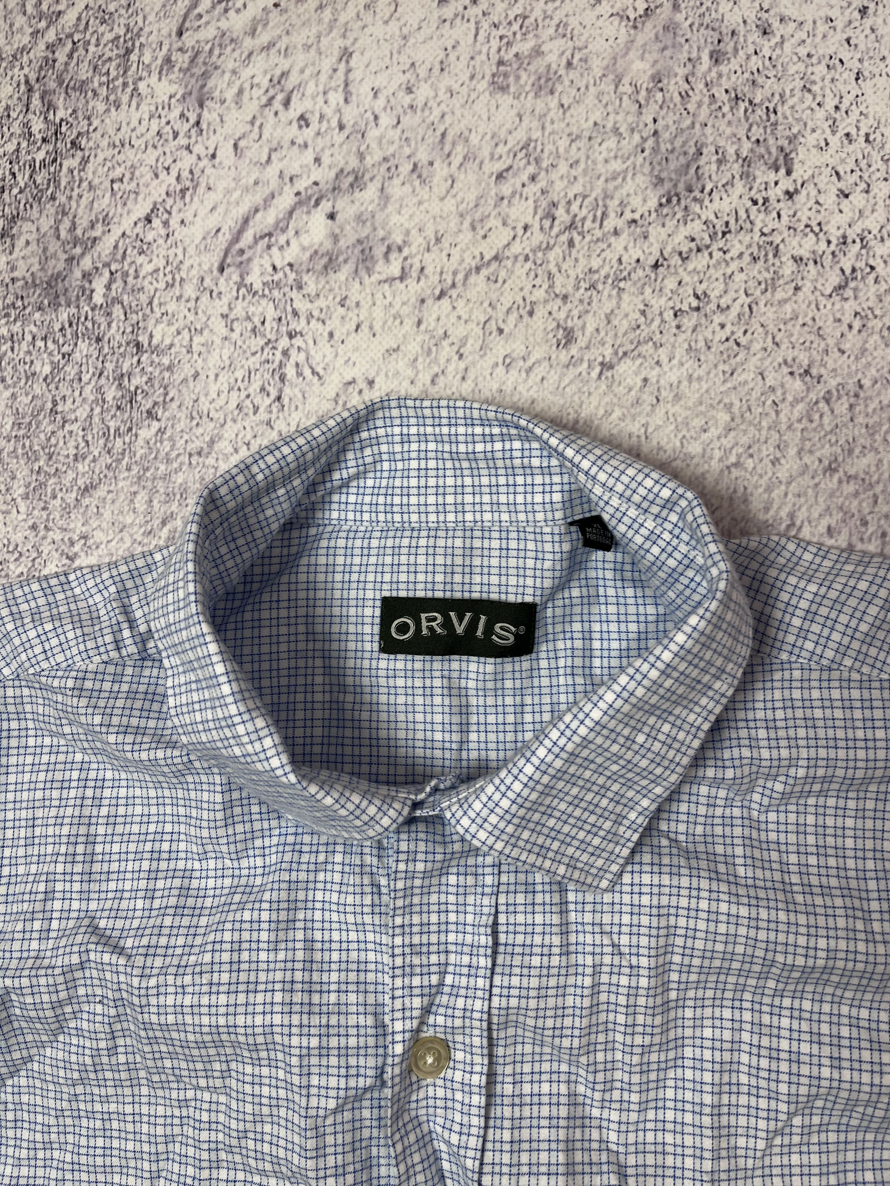Orvis Mens shirt Eton Custom Made Size US L / EU 52-54 / 3 - 3 Thumbnail