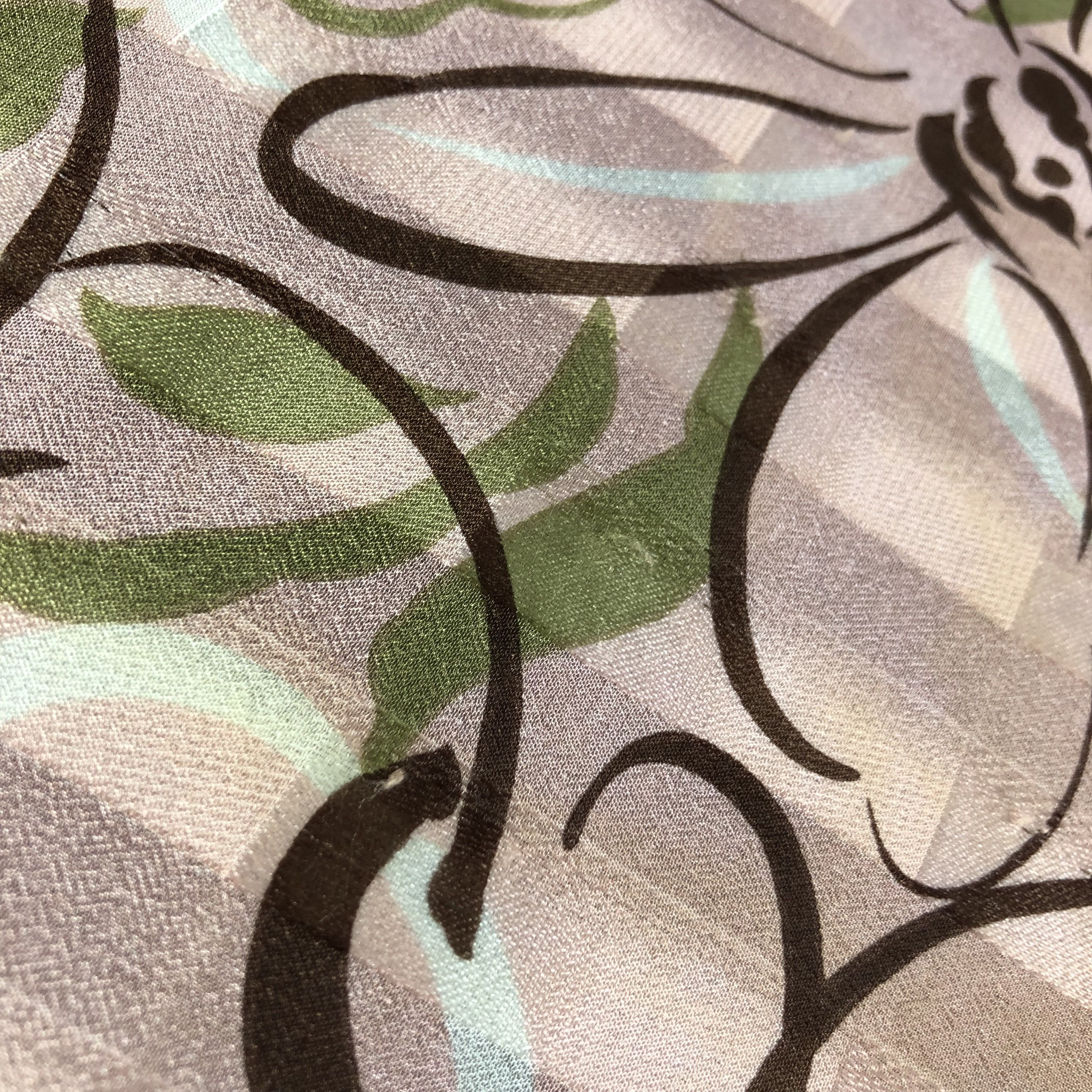Bellerose Belle Rose Floral Silk Scarf M693 Size ONE SIZE - 6 Thumbnail
