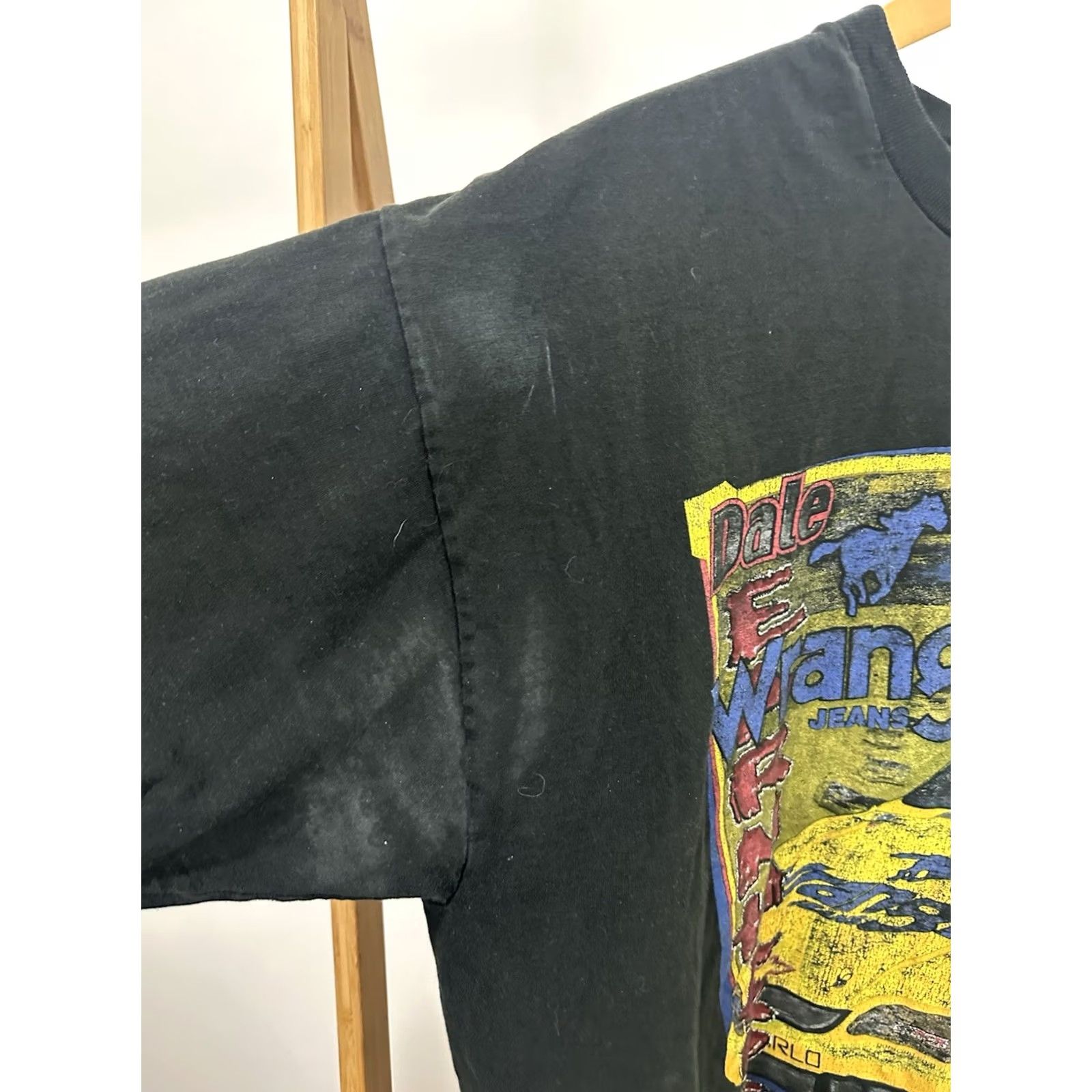 Chase Authentics VINTAGE Chase Authentics Wrangler Dale Earnhardt Nascar Goodwrench Faded Worn Black T-Shirt L Mens NASCAR Shirt Size US L / EU 52-54 / 3 - 7 Thumbnail