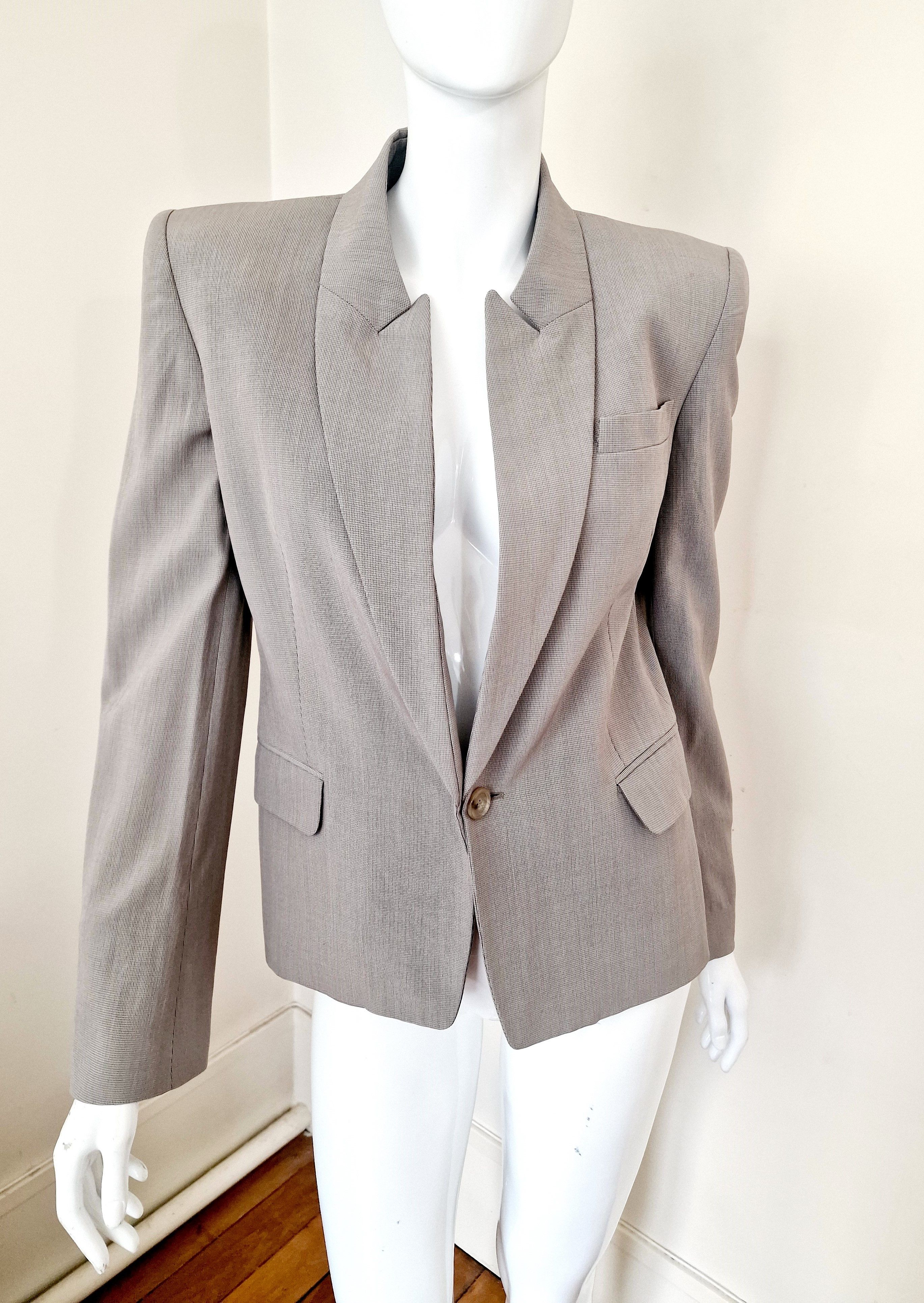 Maison Margiela Martin Maison Margiela S/S 2008 Houndstooth Blazer Jacket Size M / US 6-8 / IT 42-44 - 2 Thumbnail