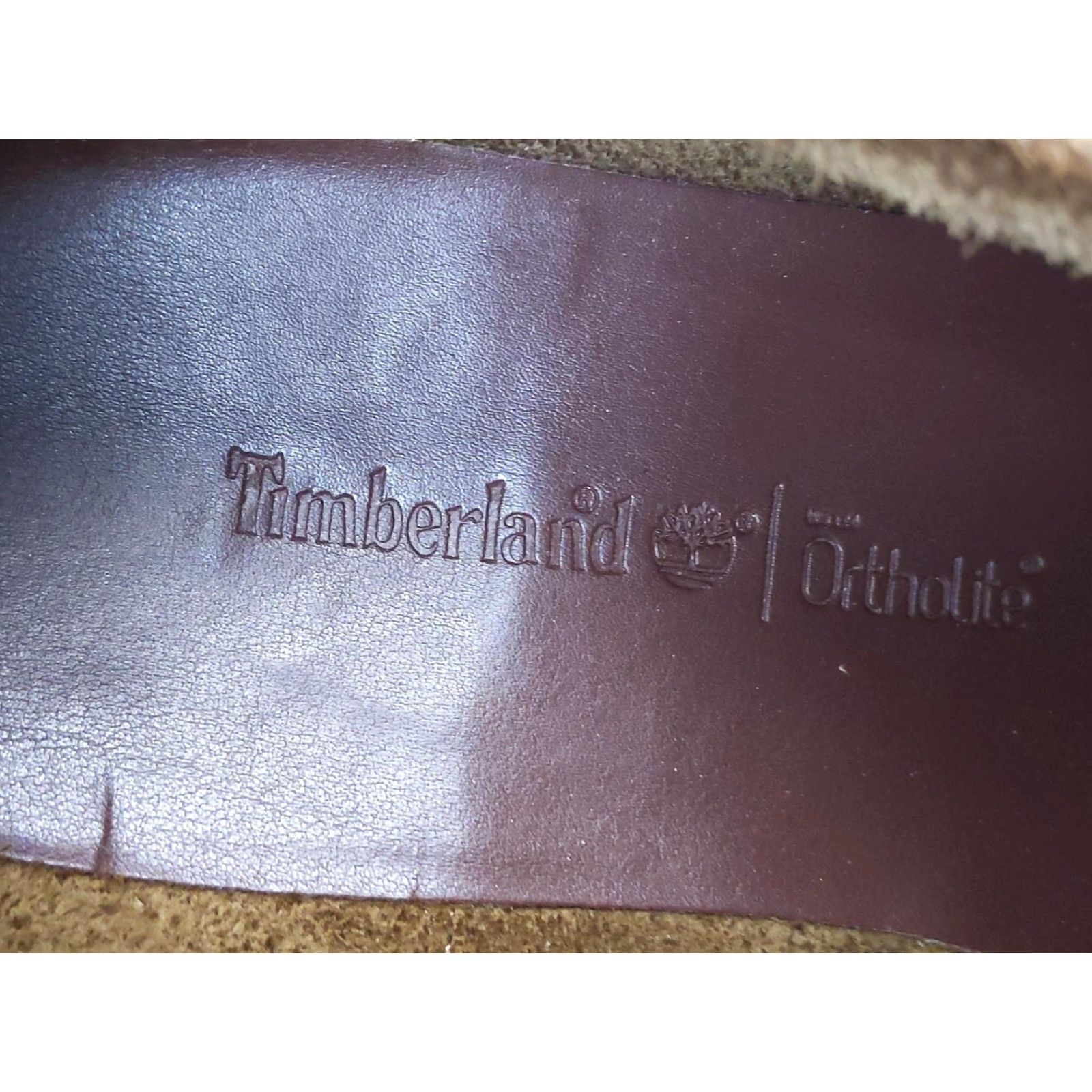 Timberland Timberland Chukka Boots Mens 12 Brown Leather Suede Ankle Casual Ortholite Leather Insole Rubber Outsole - Mens Shoes size 12 Brown Size US 12 / EU 45 - 6 Thumbnail