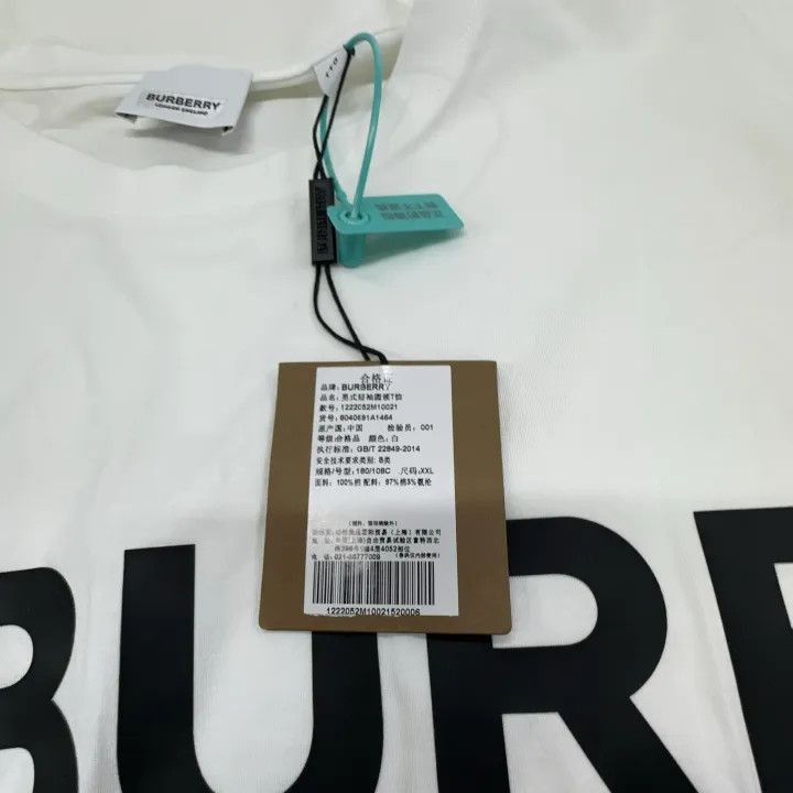 Burberry Burberry Burberry Horseferry Oversized White T-Shirt-2507 Size US XXL / EU 58 / 5 - 5 Thumbnail
