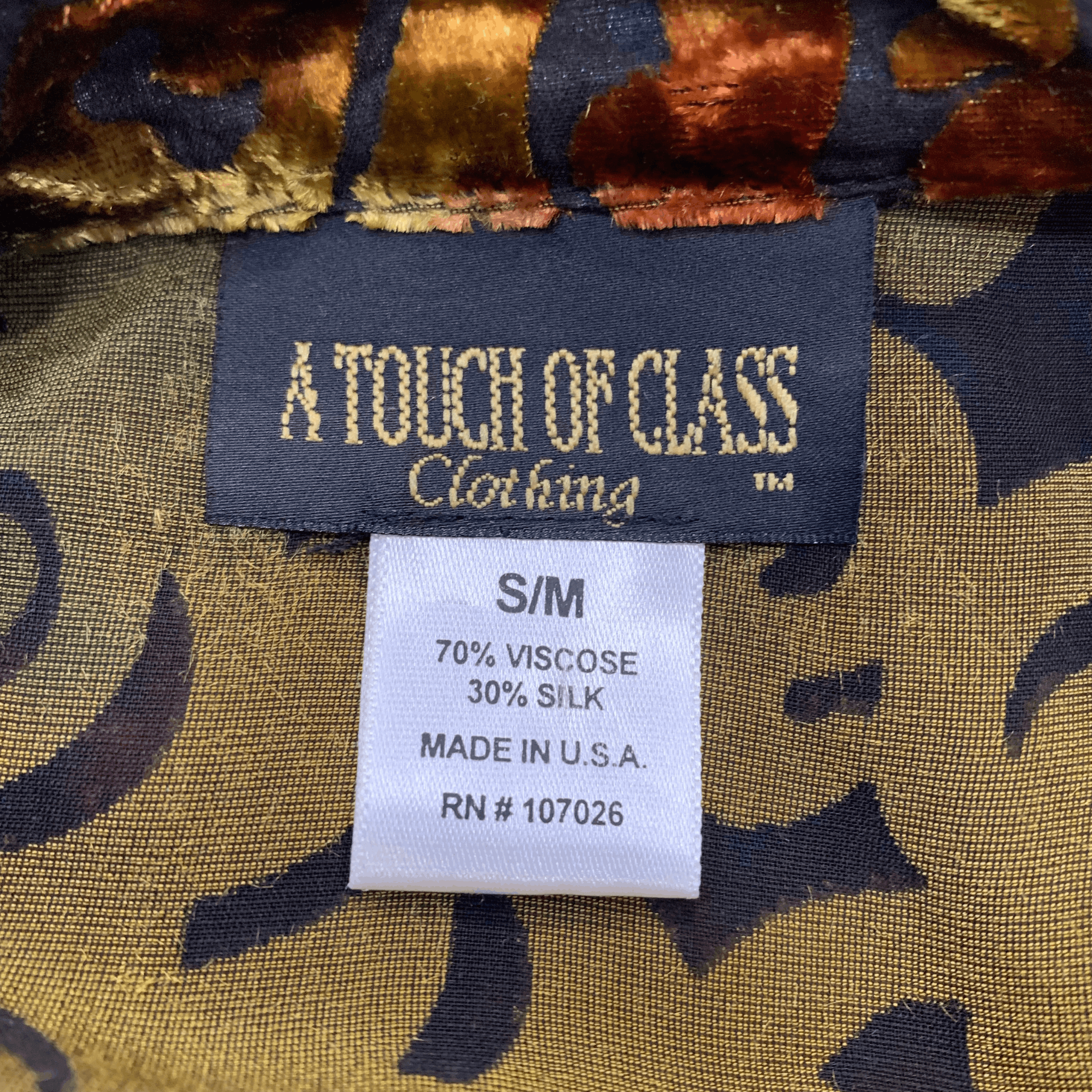 Vintage Vintage Sheer Button Up w/ Velvet Detailing | Women's Small Size S / US 4 / IT 40 - 4 Thumbnail