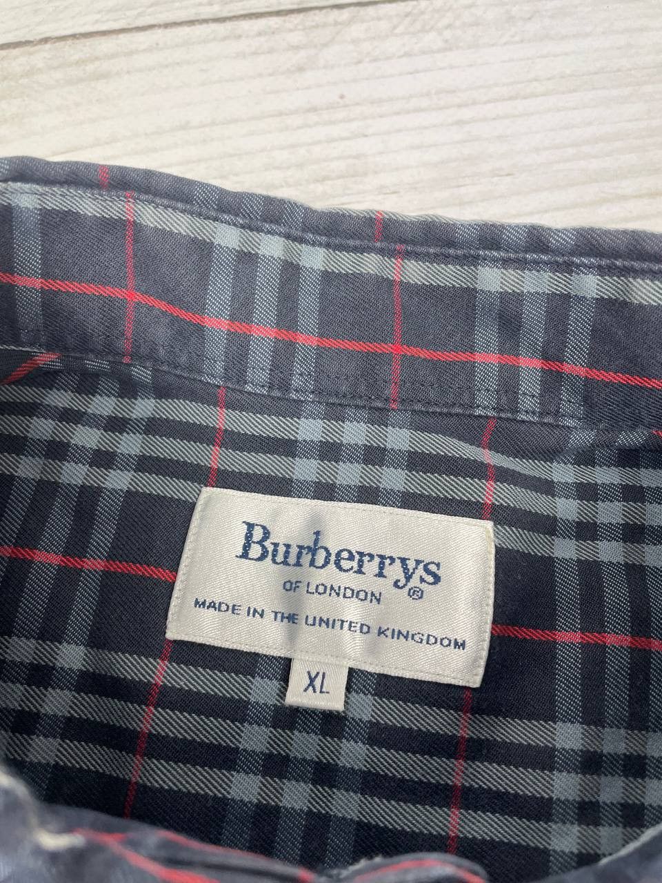 Burberry Burberrys Check Shirt Button Long Sleeve Size US XL / EU 56 / 4 - 6 Thumbnail