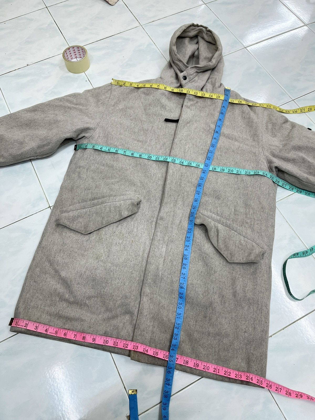 Stone Island 🔥🔥🔥STEALS VTG STONE ISLAND AW1998 LONG COAT Size US L / EU 52-54 / 3 - 23 Thumbnail
