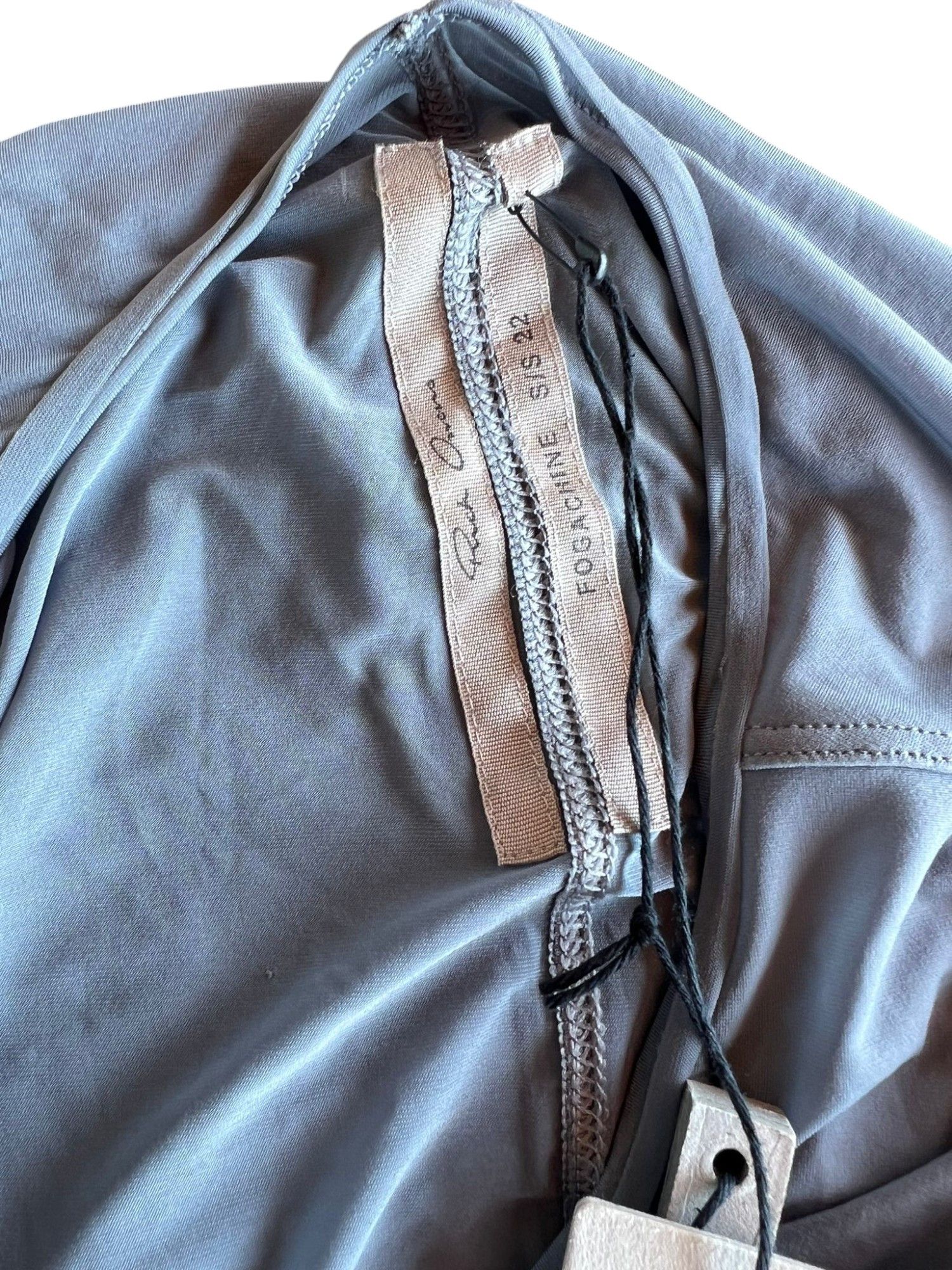 Rick Owens S/S 2022 FOGACHINE Asymmetric Blue Tee Size S / US 4 / IT 40 - 8 Thumbnail