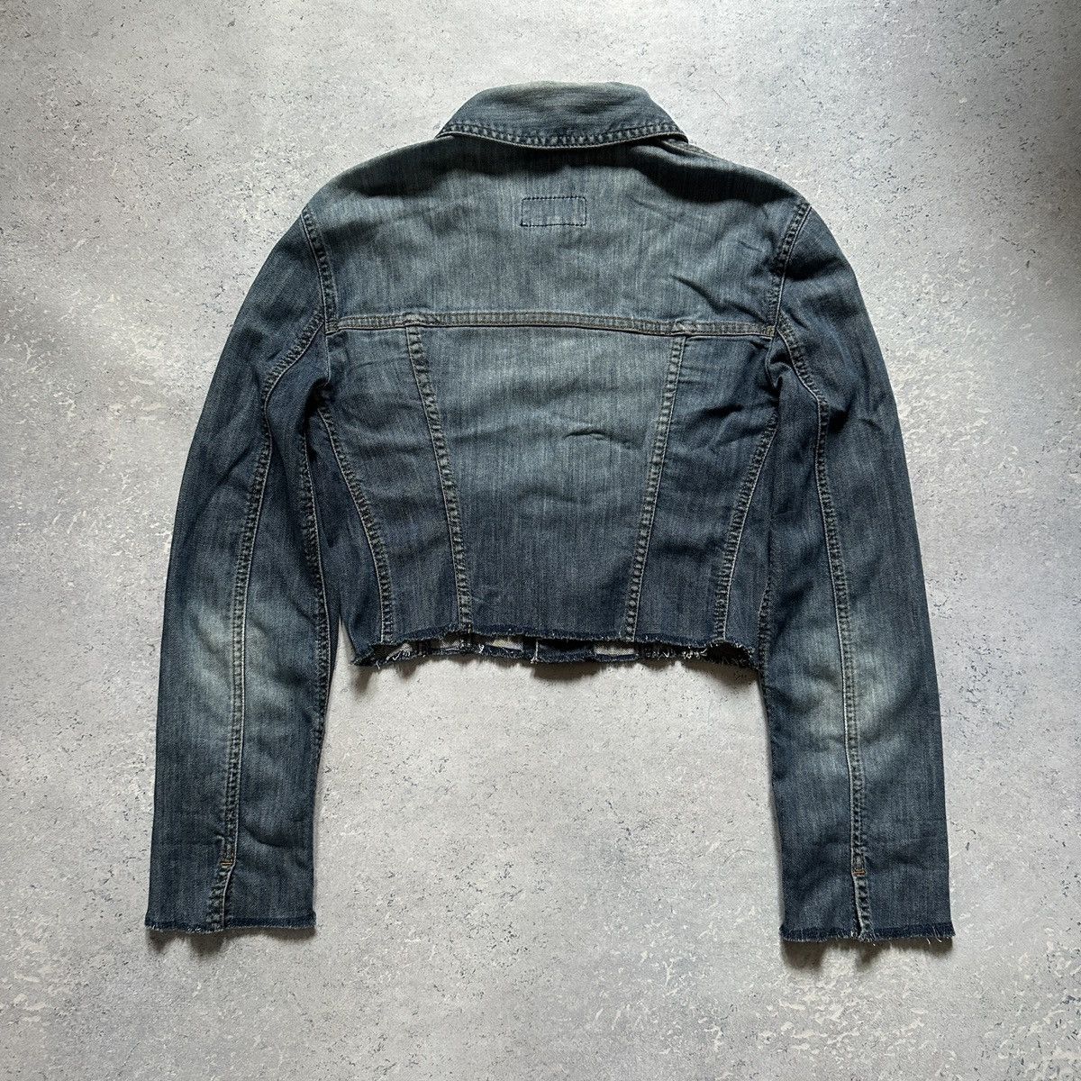 Dolce & Gabbana Vintage Y2K Dolce Gabbana Cropped Denim Jacket Womens XS Size XS / US 0-2 / IT 36-38 - 8 Thumbnail