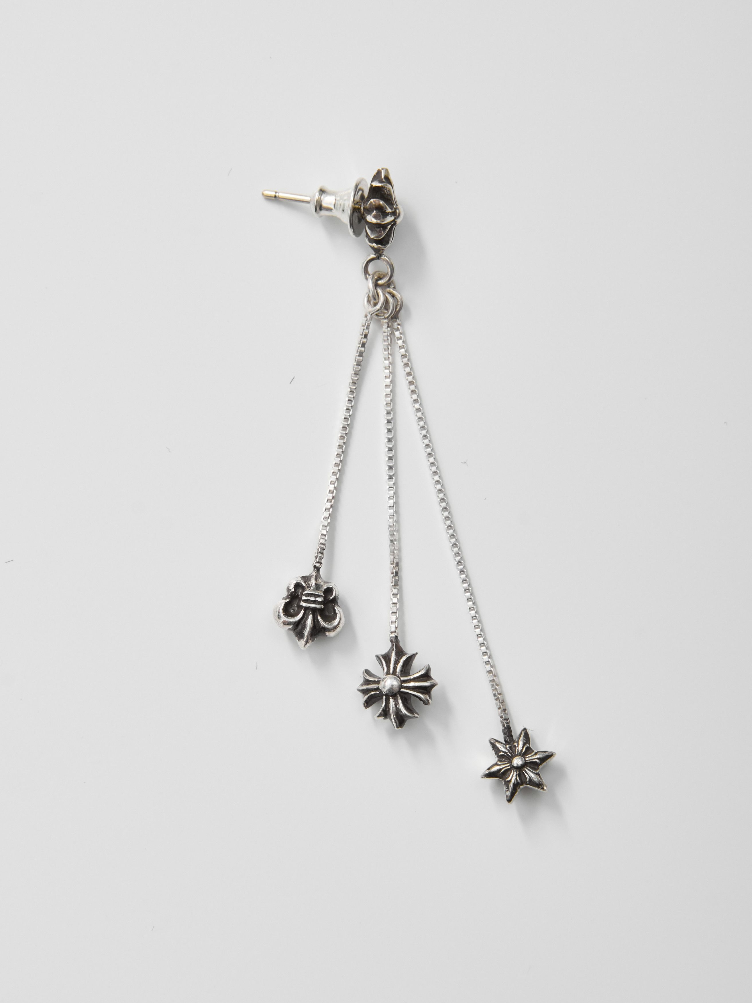 Chrome Hearts Chrome Hearts Star Stud Silver Earrings | Grailed