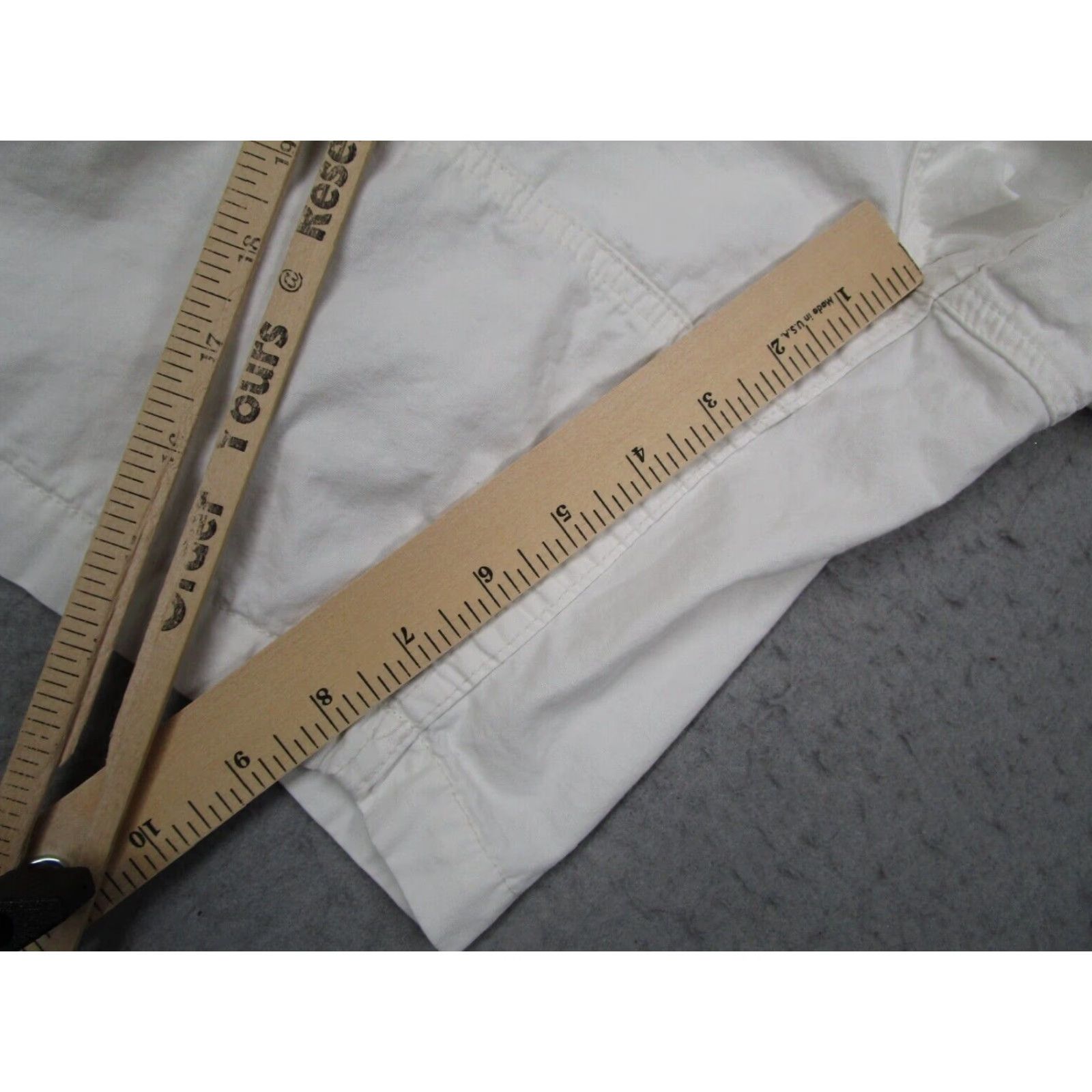 Polo Ralph Lauren VINTAGE Polo Ralph Lauren Mens 40 White Cotton Cargo Shorts Size US L / EU 52-54 / 3 - 6 Thumbnail