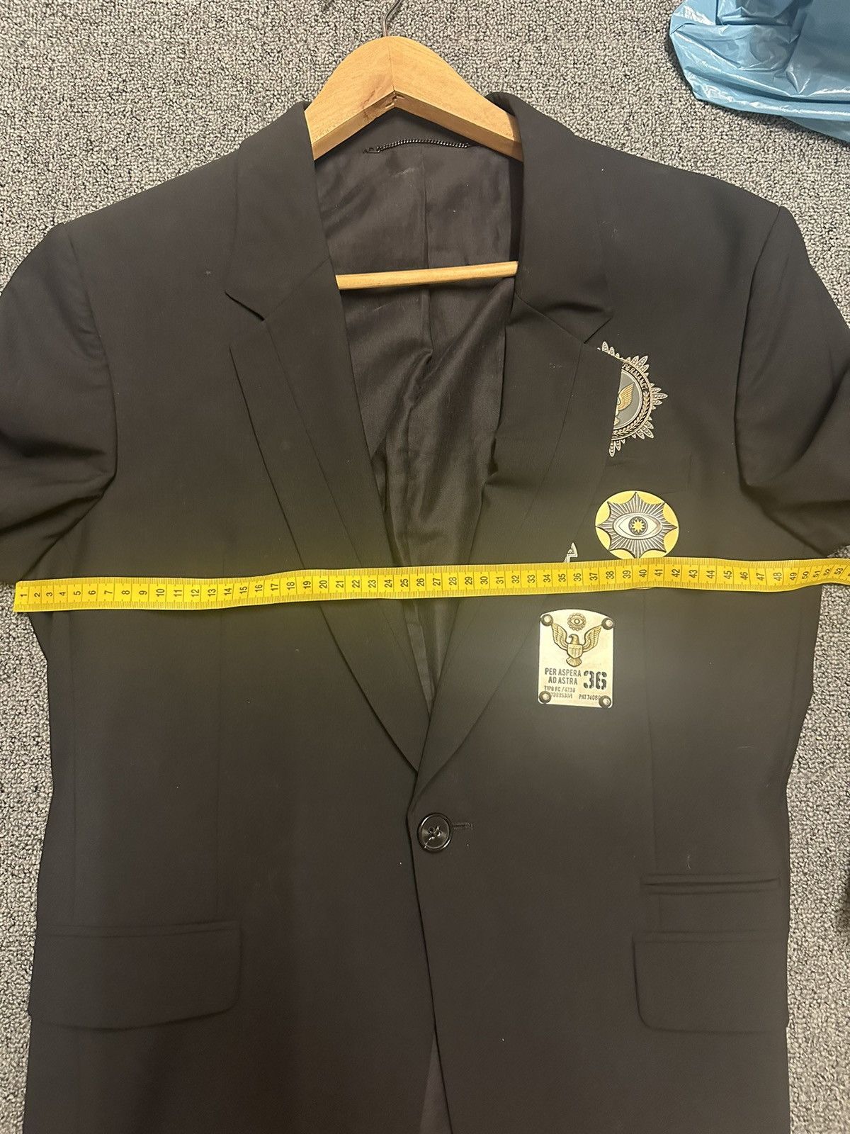 Diesel Black Gold Diesel Black Gold 2014 blazer with metal badges Size 50R - 3 Thumbnail