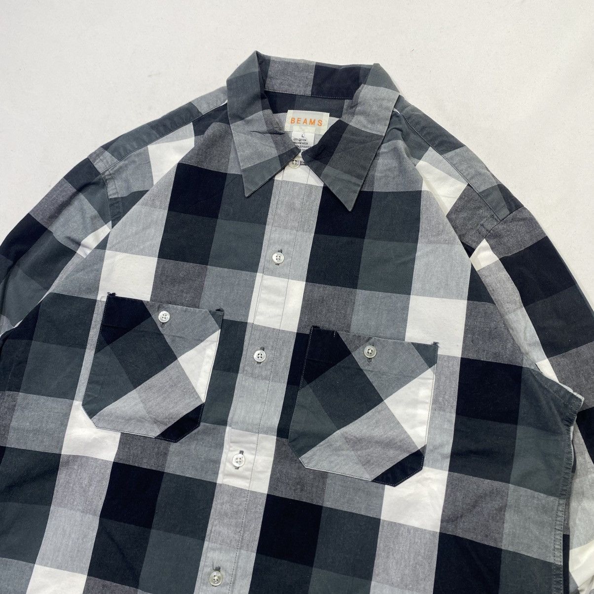 Beams Japan Beams Japan Vintage Plaid Shirt Size US L / EU 52-54 / 3 - 2 Thumbnail