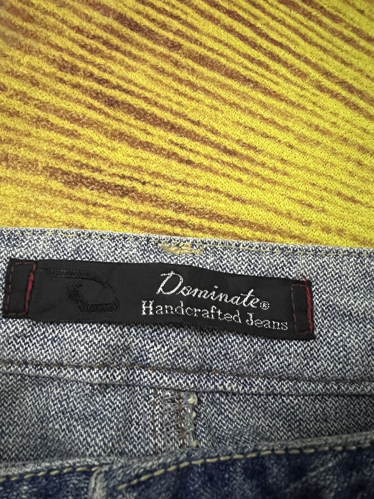 Japanese Brand DOMINATE HANDCRAFTED DOUBLE WAIST FLOWER JEANS RARE Size US 30 / EU 46 - 11 Thumbnail
