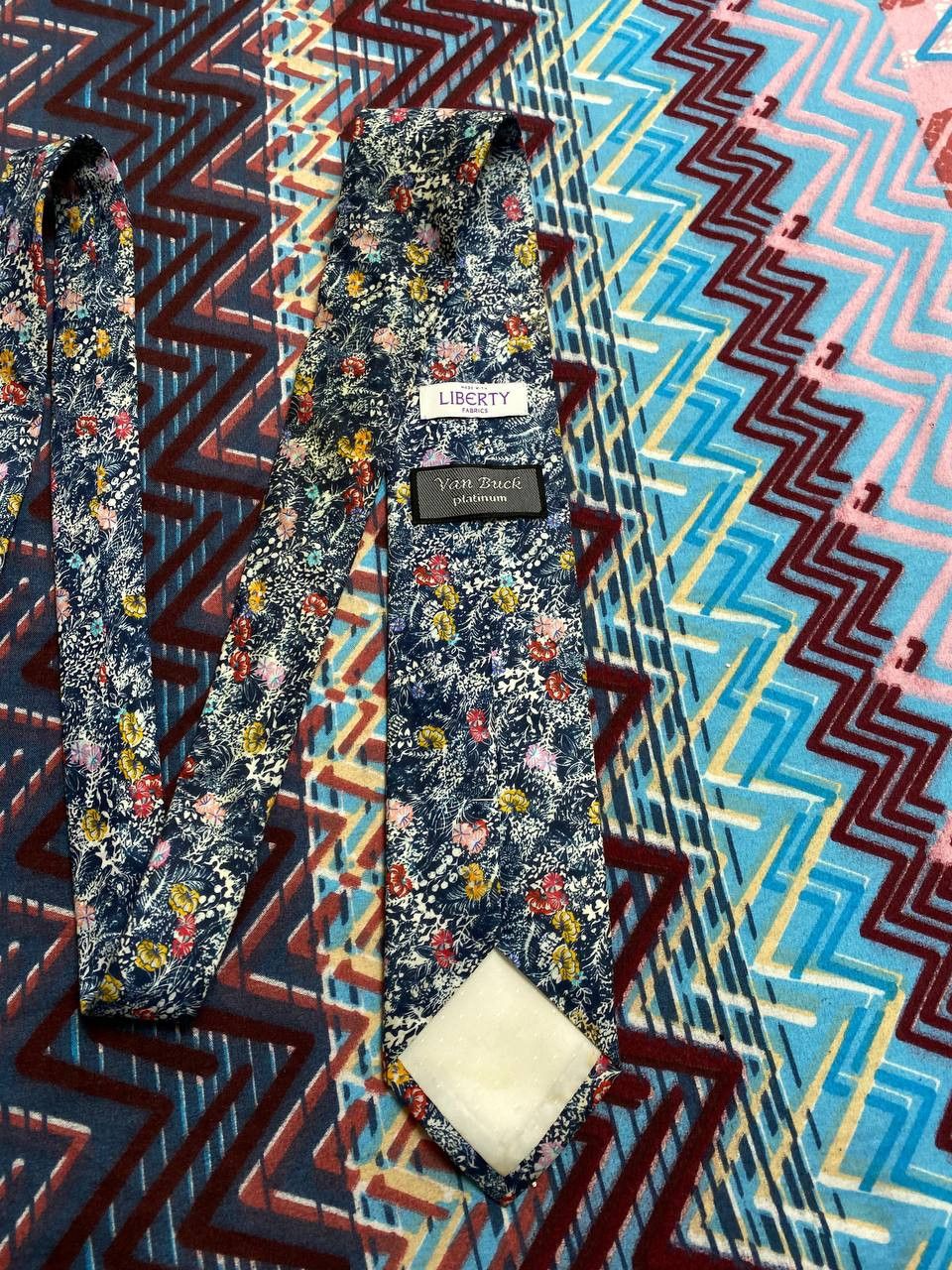 Liberty × Liberty London Liberty of London Designer England Silk Mens Tie Size ONE SIZE - 9 Thumbnail