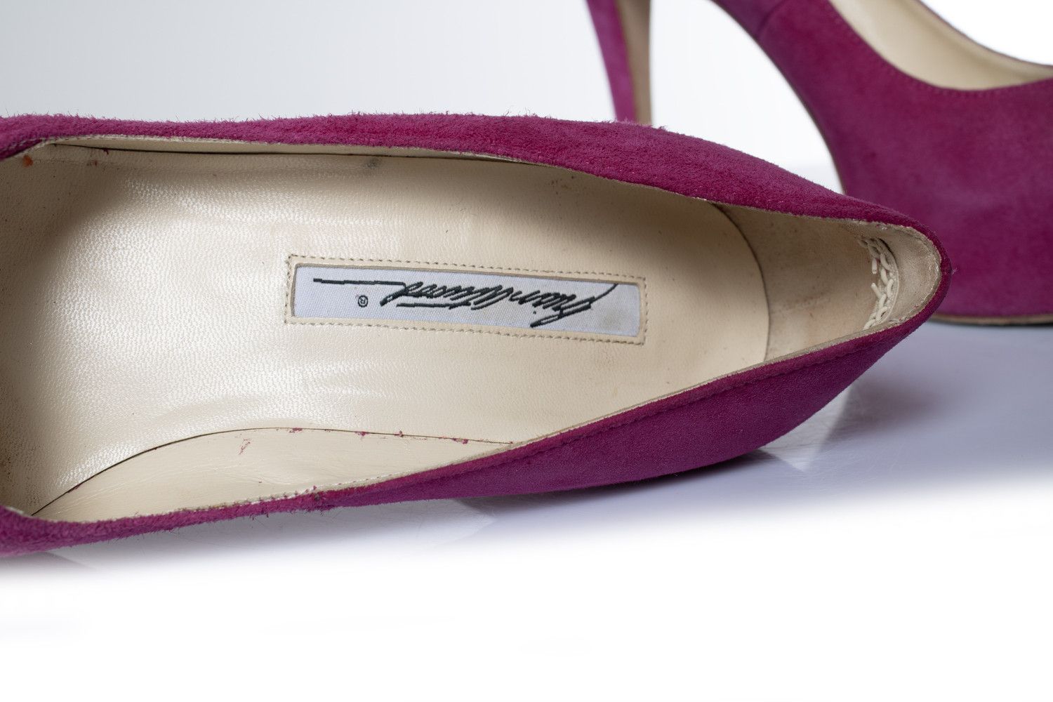 Brian Atwood Brian Atwood, pink suede platform pumps Size US 6.5 / IT 36.5 - 8 Thumbnail