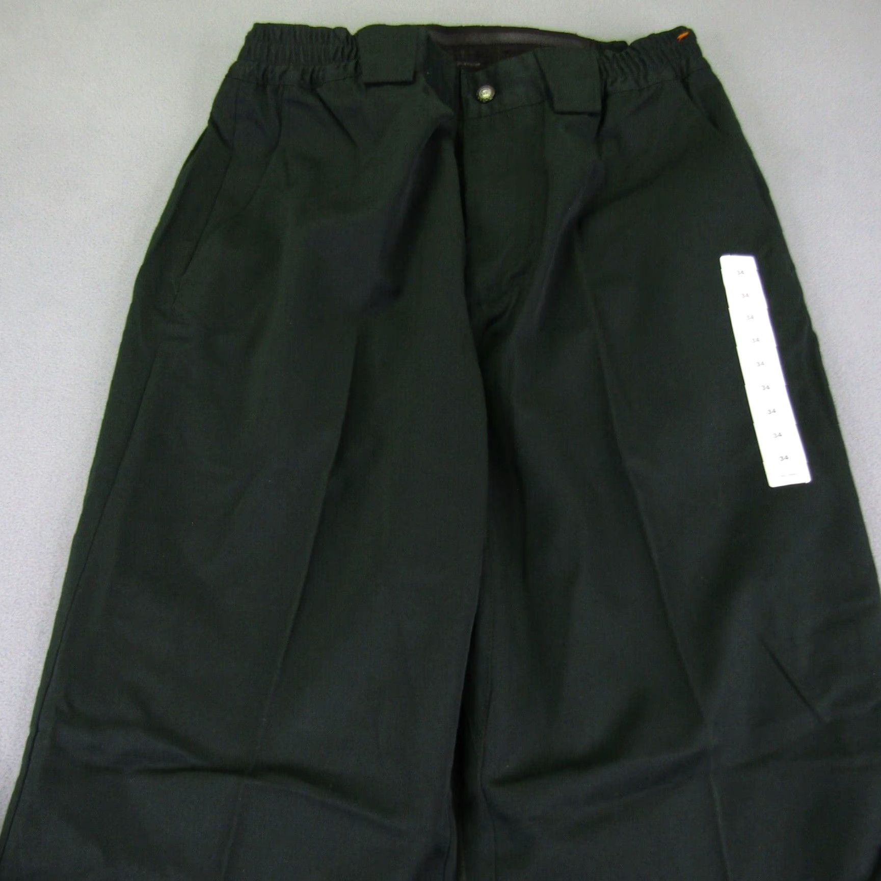Vintage 5.11 Tactical Series Pants Mens 34 Green Chino Pleated Utility Uniform Unhemmed Size US 31 - 2 Thumbnail