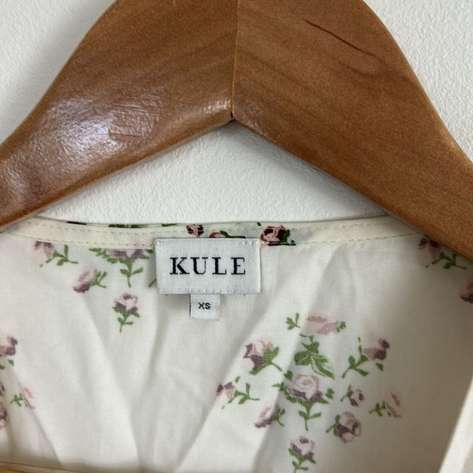 KULE Kule Floral Button Cropped Blouse Size XS / US 0-2 / IT 36-38 - 4 Thumbnail