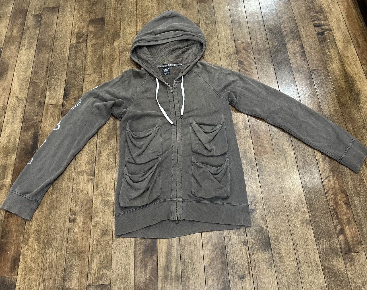Number (N)ine Number (N)ine crying heart cargo hoodie | Grailed