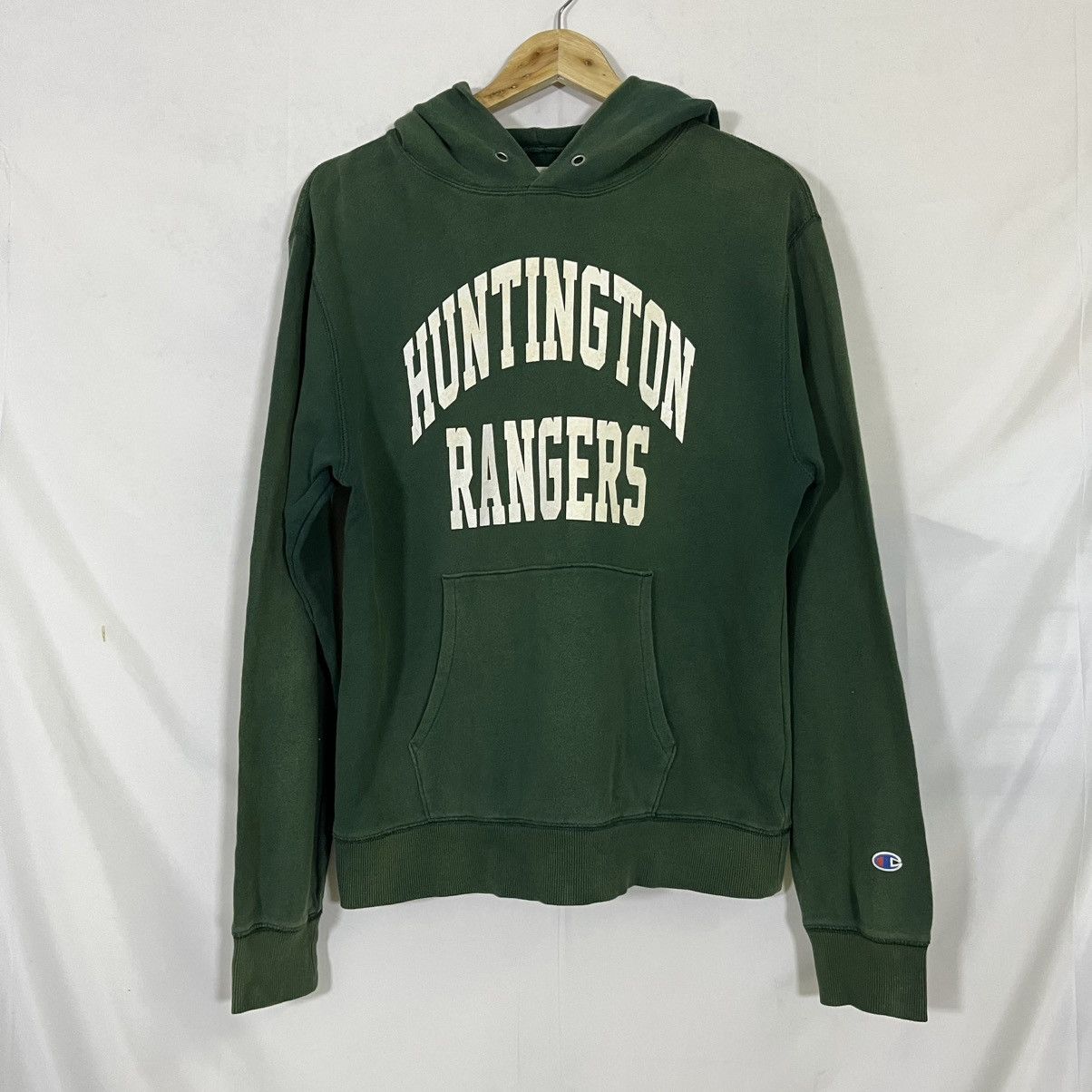 Champion VINTAGE Y2K CHAMPION HUNTINGTON RANGERS HOODIE SWEATSHIRT Size US L / EU 52-54 / 3 - 1 Thumbnail
